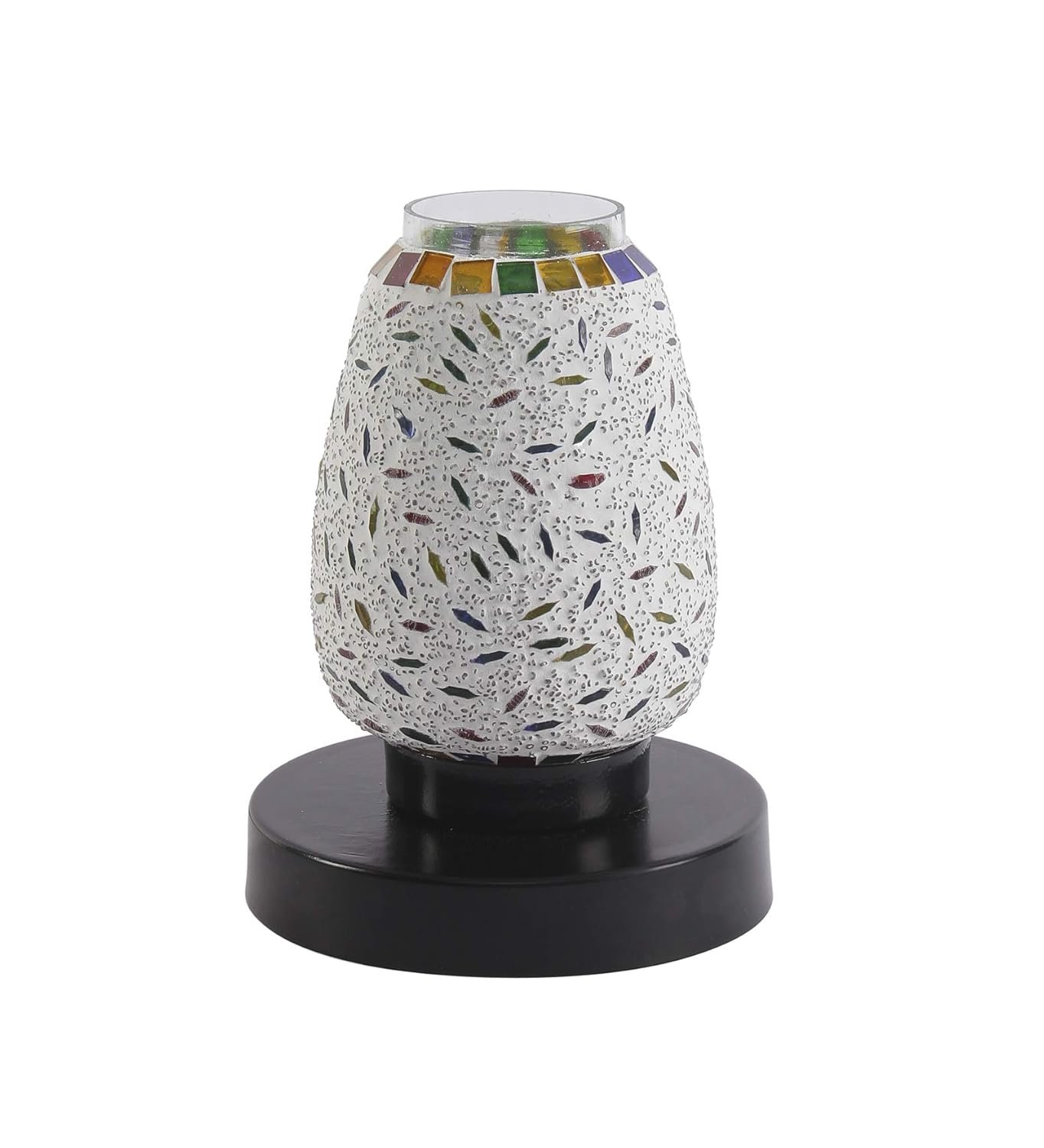 Multicolor Mosaic Glass Table Lamp (Small, Multicolor)