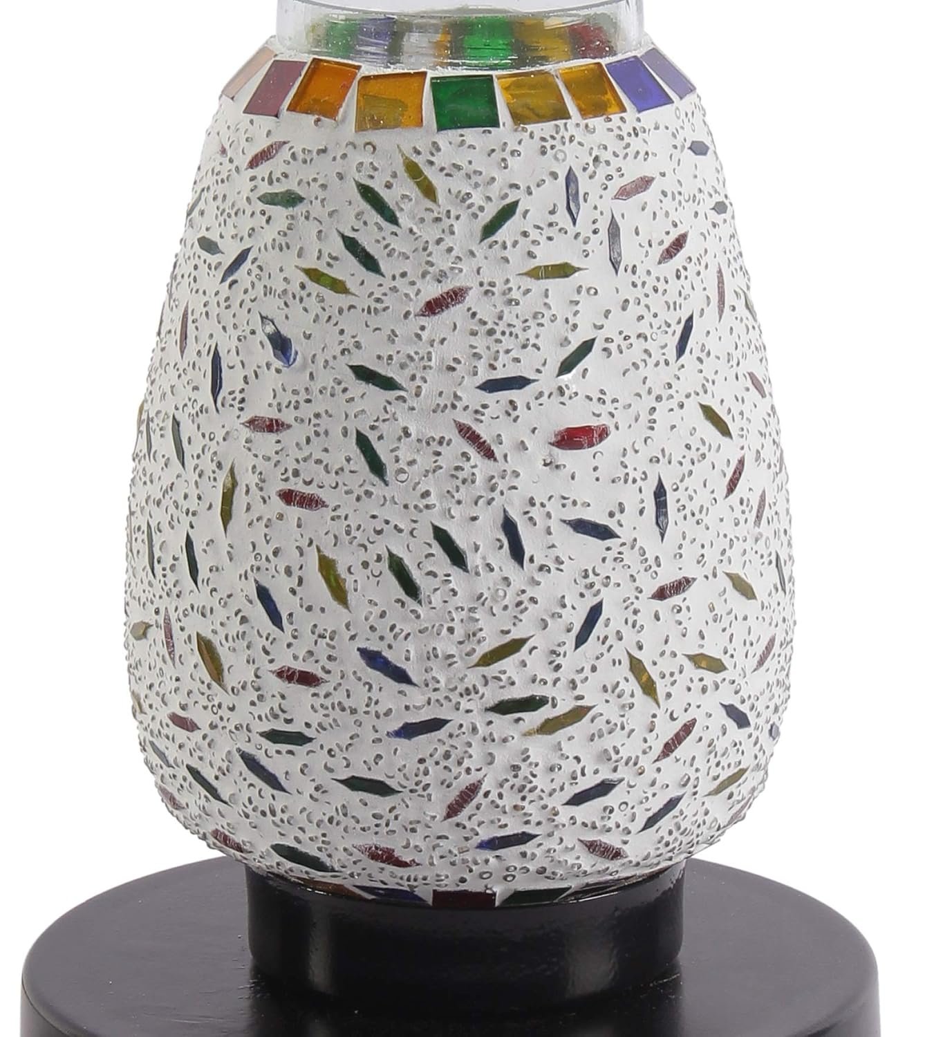 Multicolor Mosaic Glass Table Lamp (Small, Multicolor)