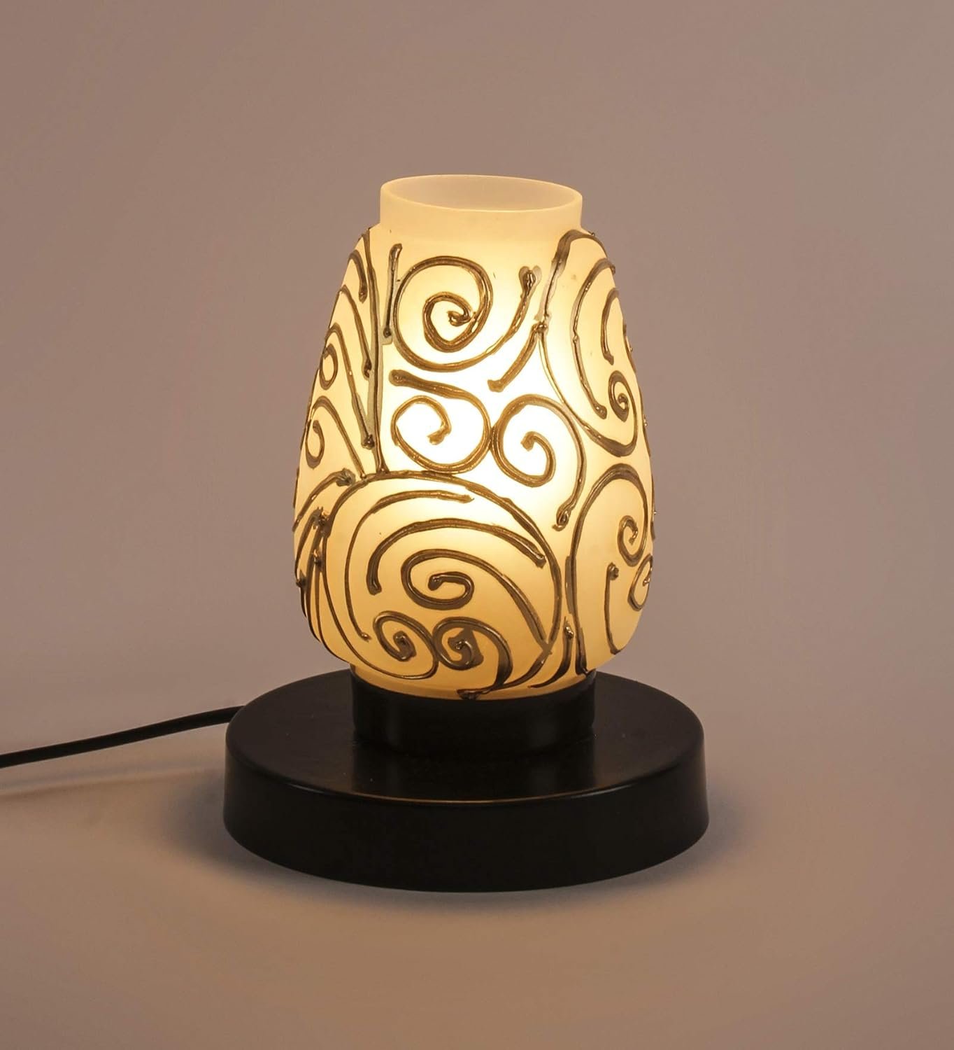 Multicolor Mosaic Glass Table Lamp (Small, Multicolor)