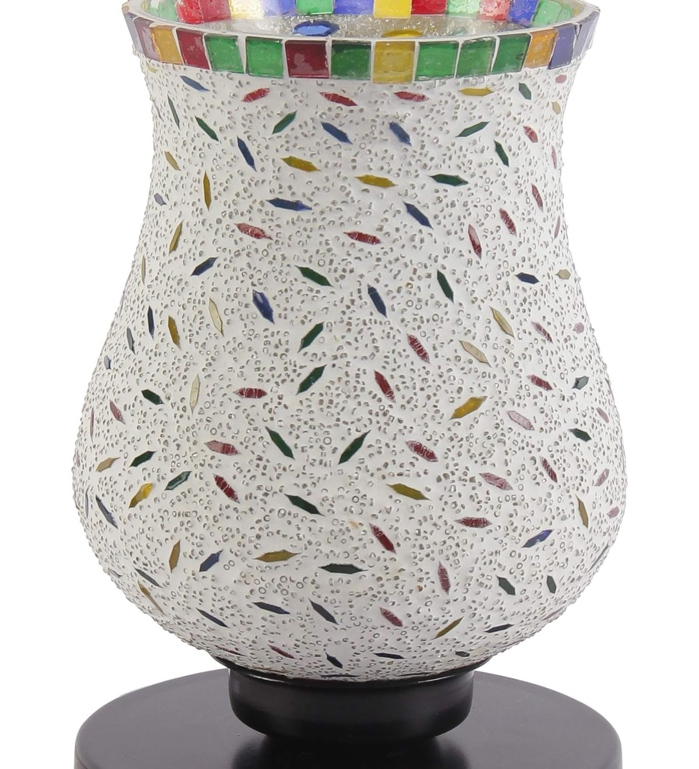 Multicolor Mosaic Glass Table Lamp (Medium, Multicolor)