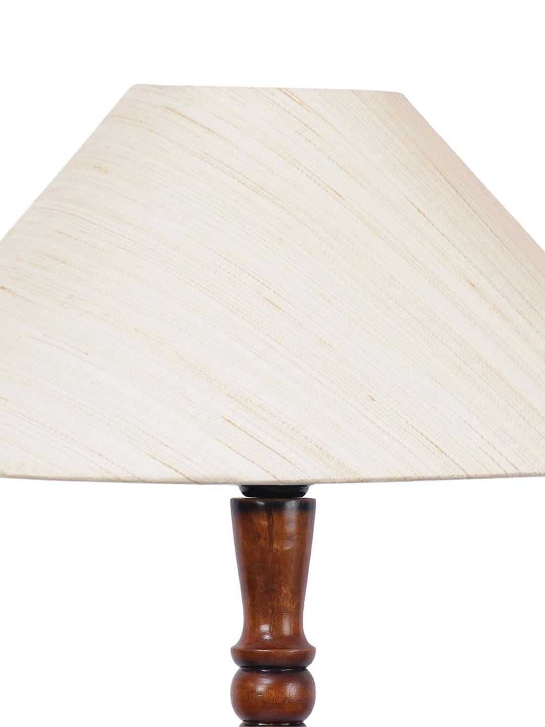 Off-White Coolie Cotton Wooden Floor lamp -33