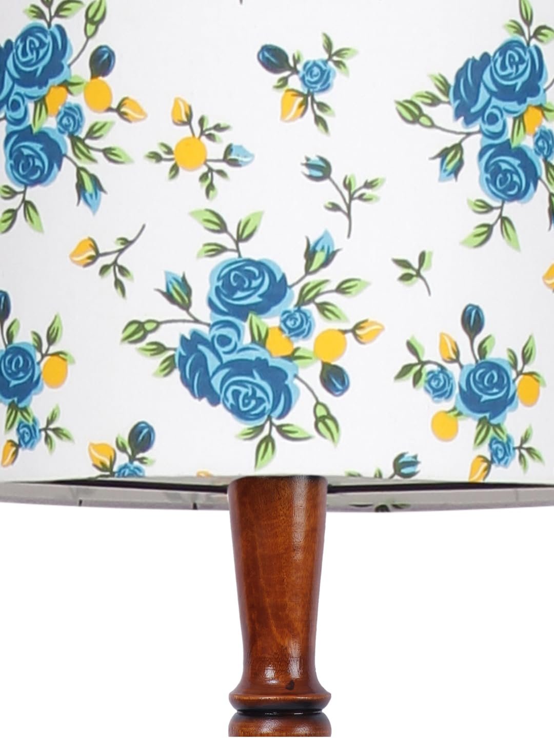 Multicolor Cotton Wooden Floor Lamp -51
