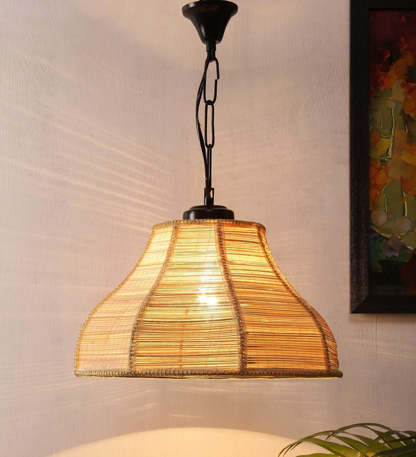 Bamboo Japani Hanging for Home D�cor (Bamboo Natural)