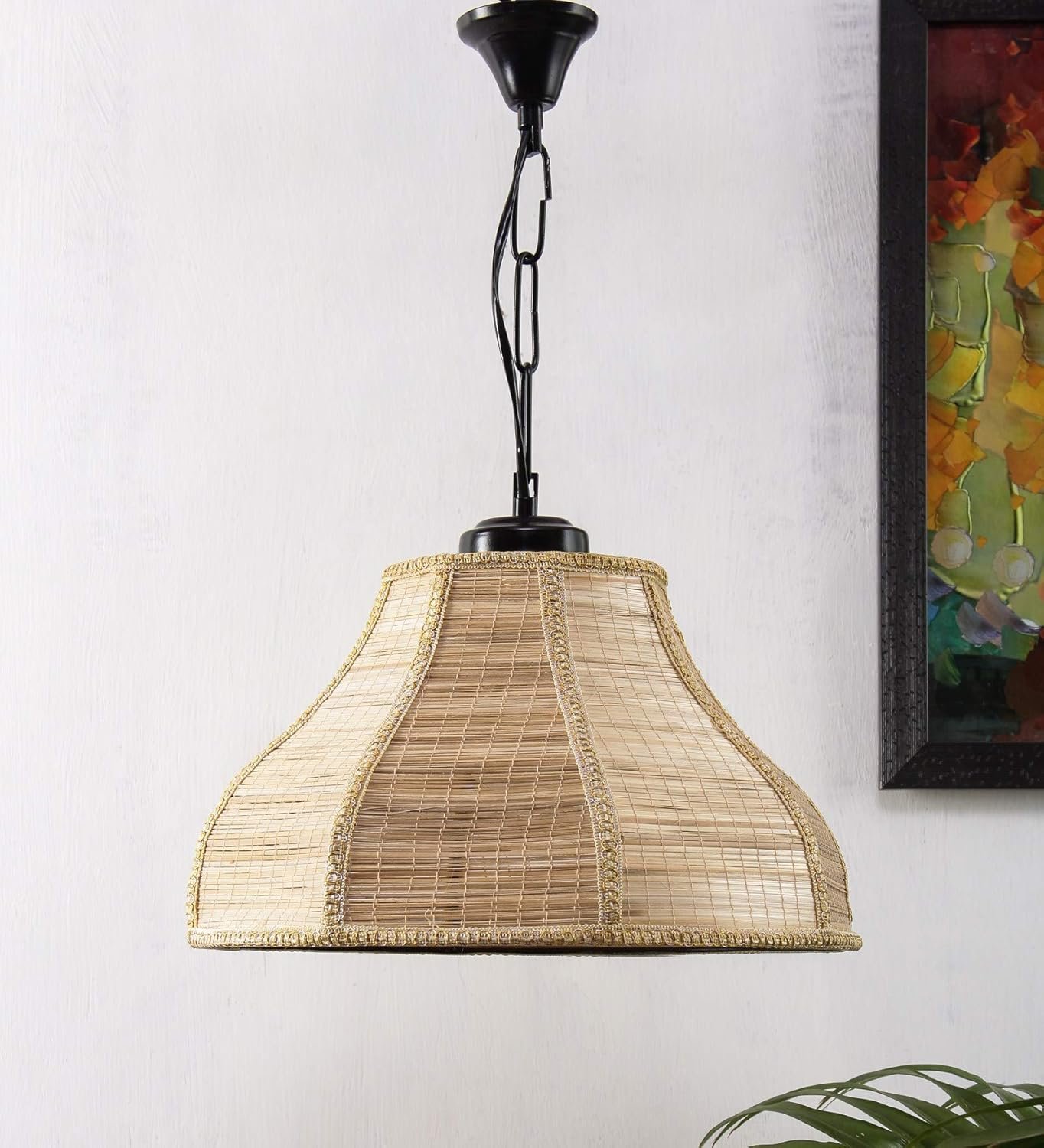 Bamboo Japani Hanging for Home D�cor (Bamboo Natural)