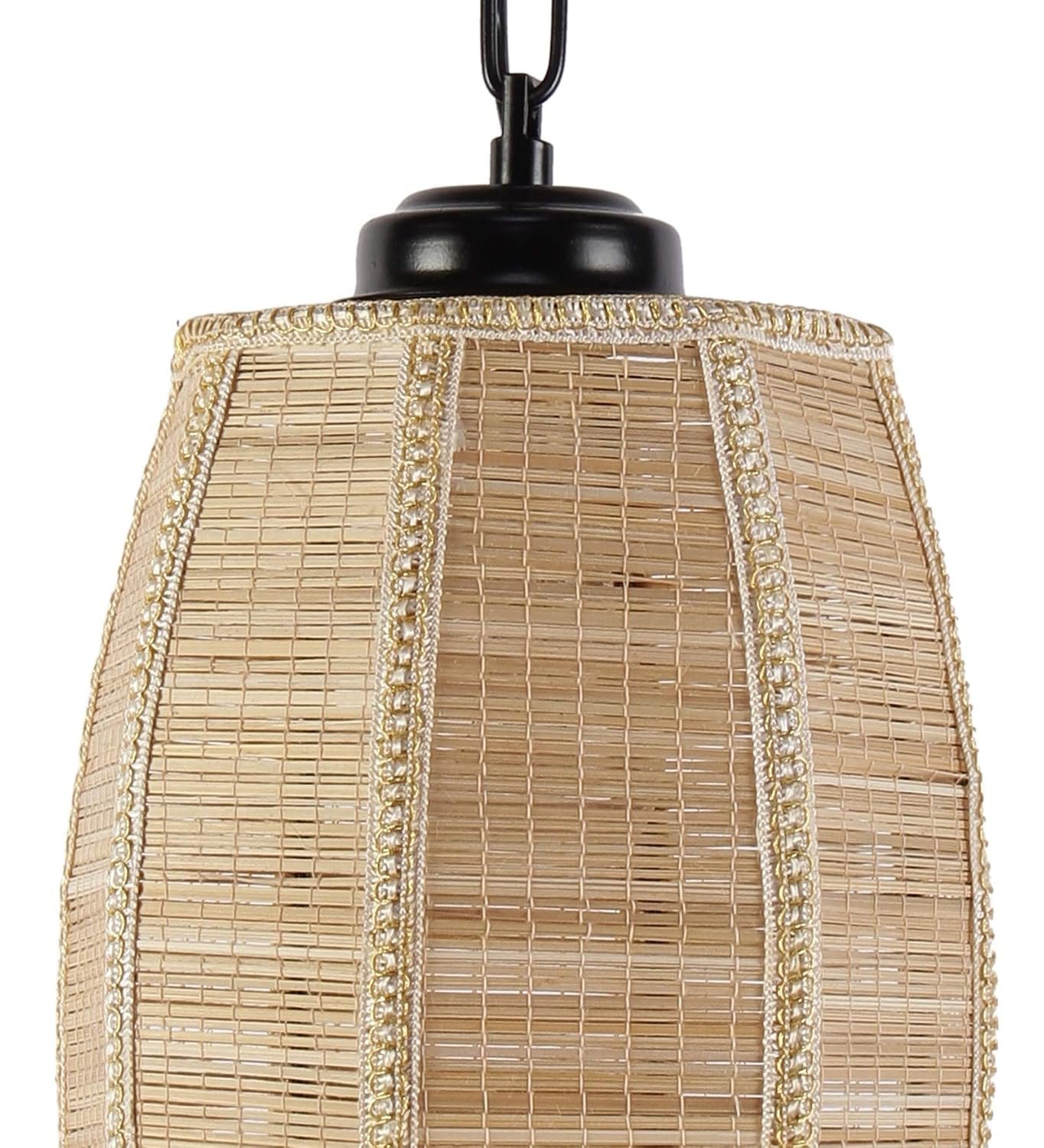 Bamboo Dholak Hanging for Home D�cor (Bamboo Natural)