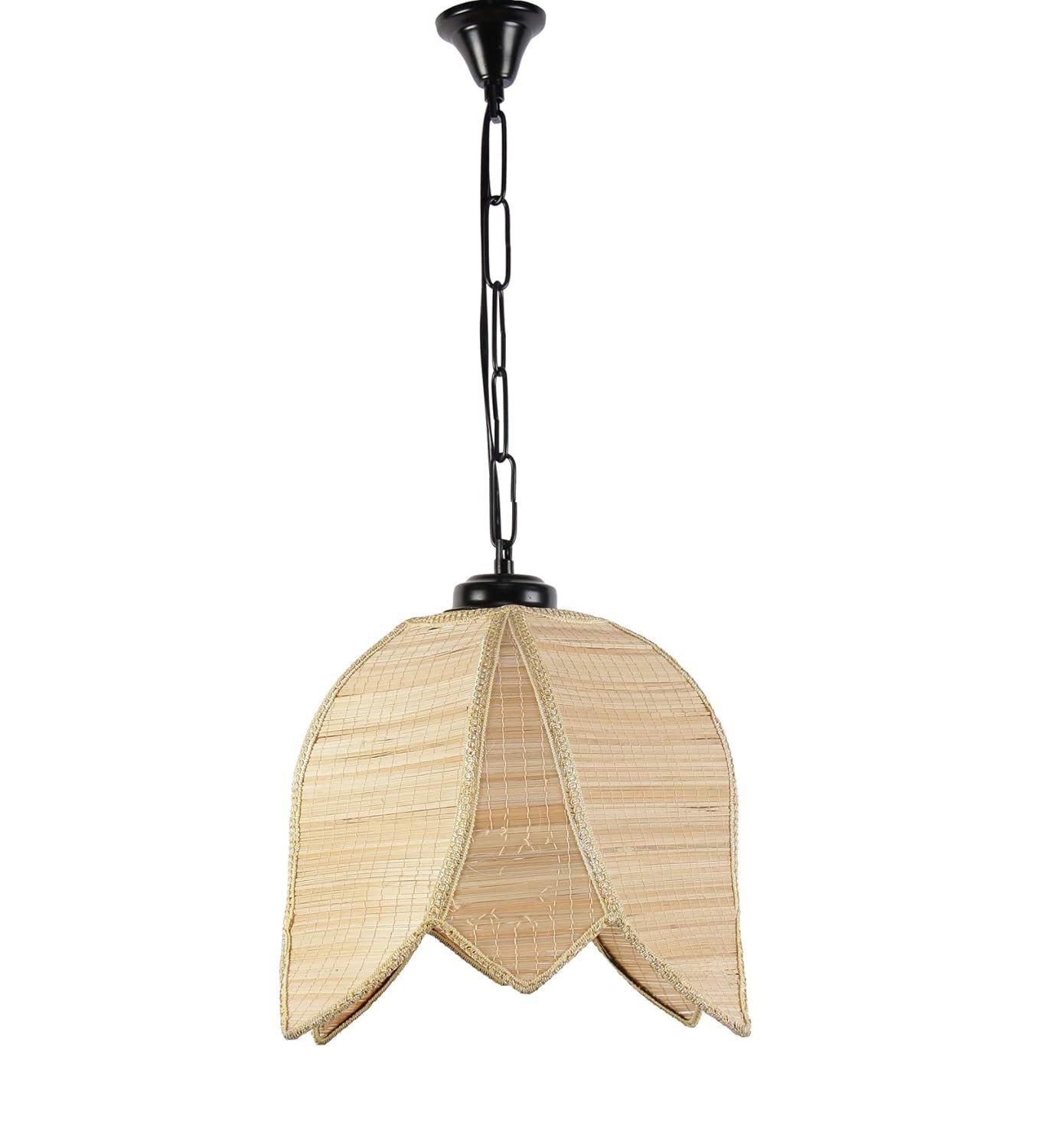 Bamboo Lotus Hanging for Home D�cor (Bamboo Natural)