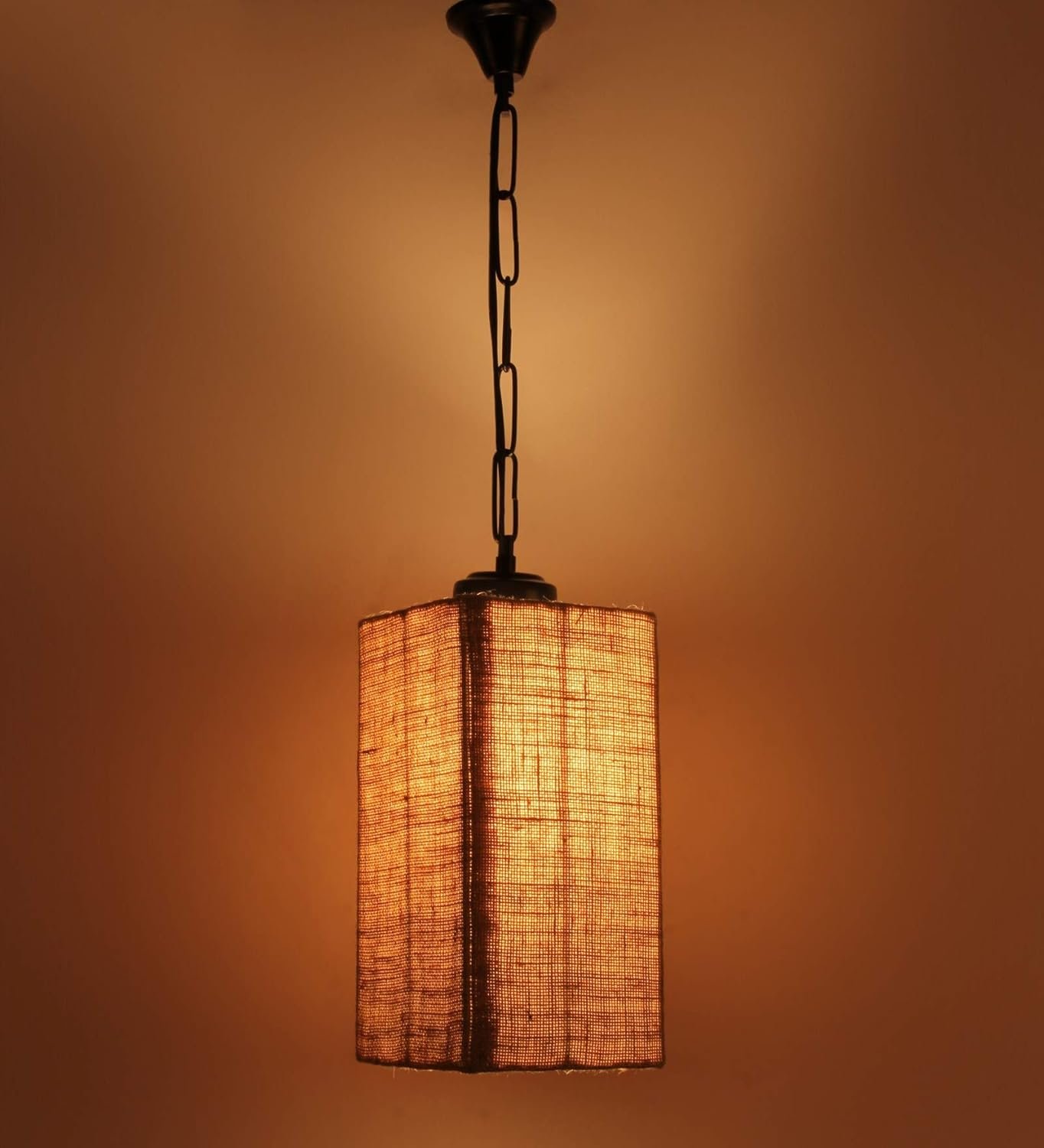 Jute Square Hanging for Home D�cor (Jute Beige)