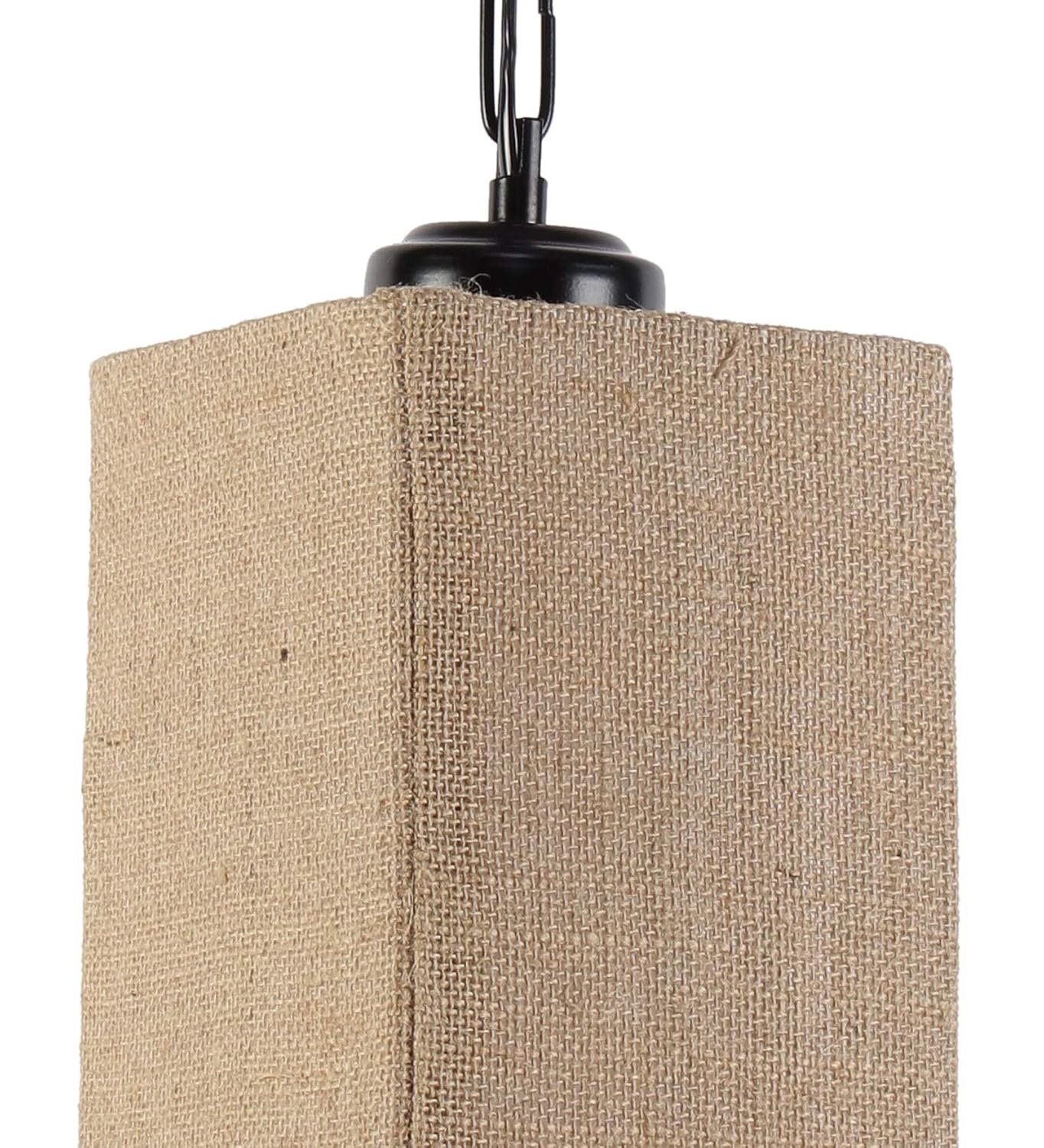 Jute Square Hanging for Home D�cor (Jute Beige)