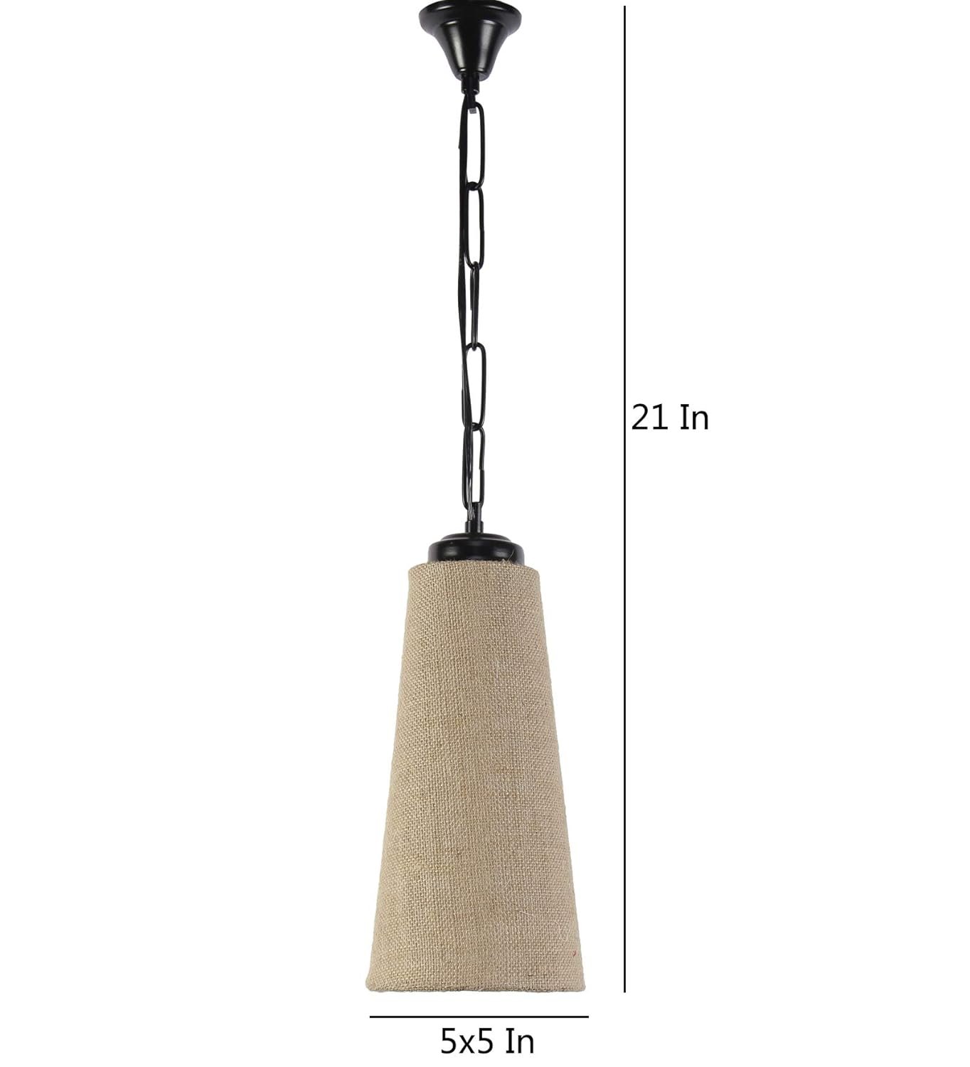 Conical Jute Hanging for Home D�cor (Conical Beige)