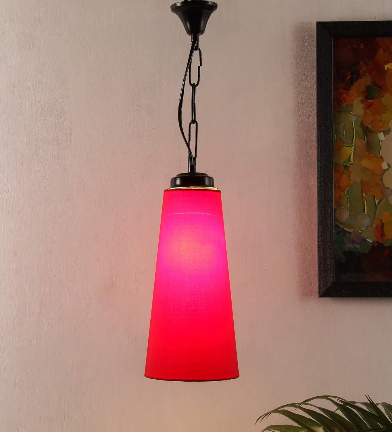 Conical Red Hanging for Home D�cor (Conical Red)