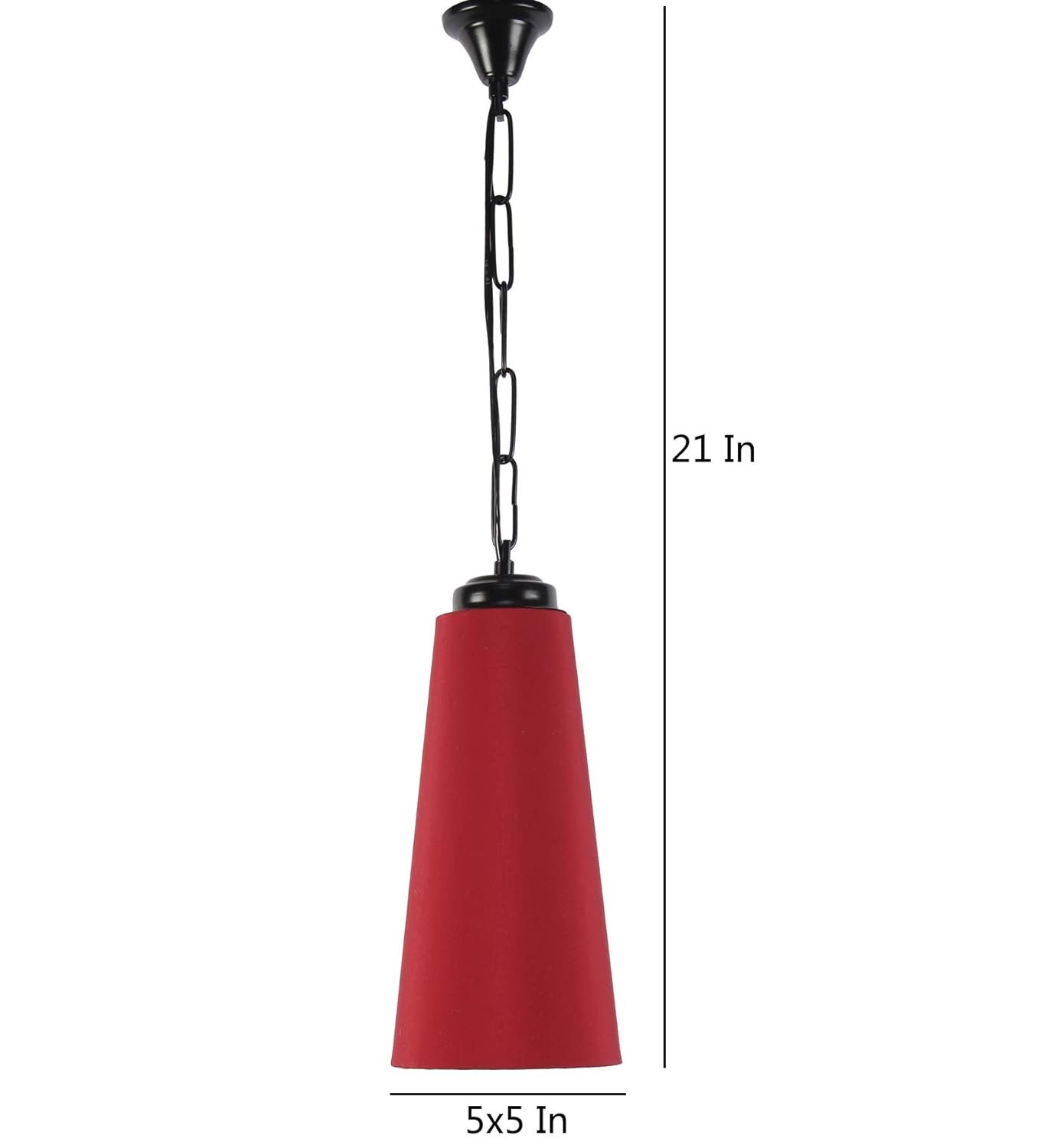 Conical Red Hanging for Home D�cor (Conical Red)