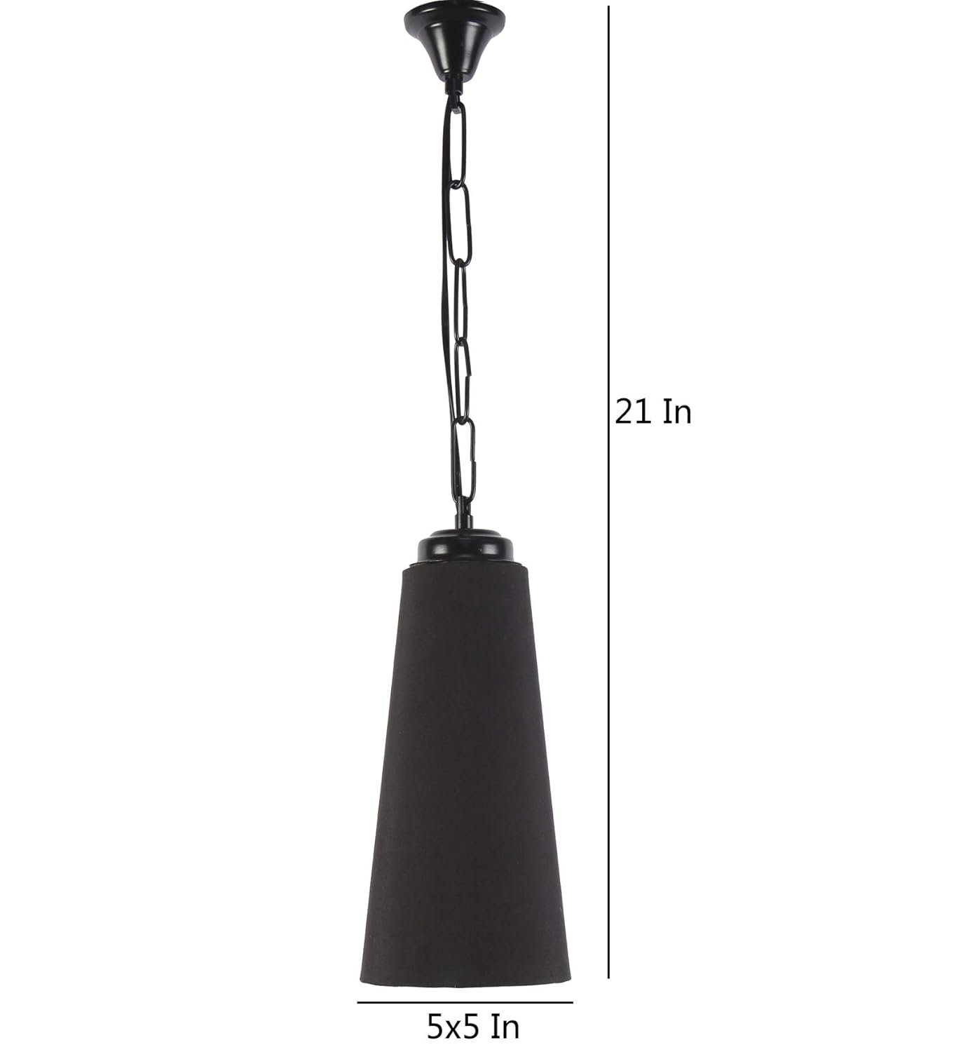 Conical Black Hanging for Home D�cor (Conical Black)