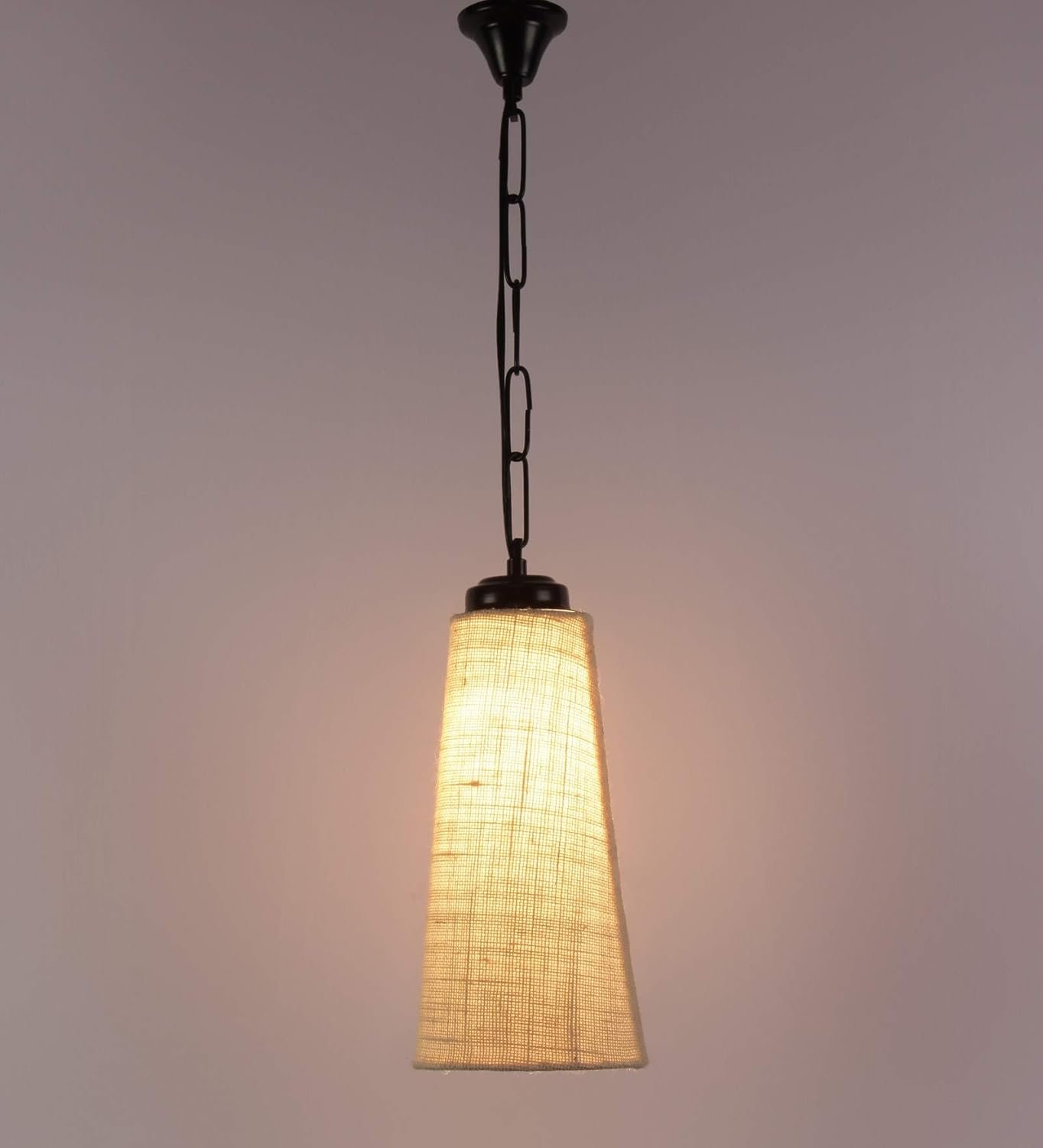 Conical Off White Jute Hanging for Home D�cor (Conical Off White)