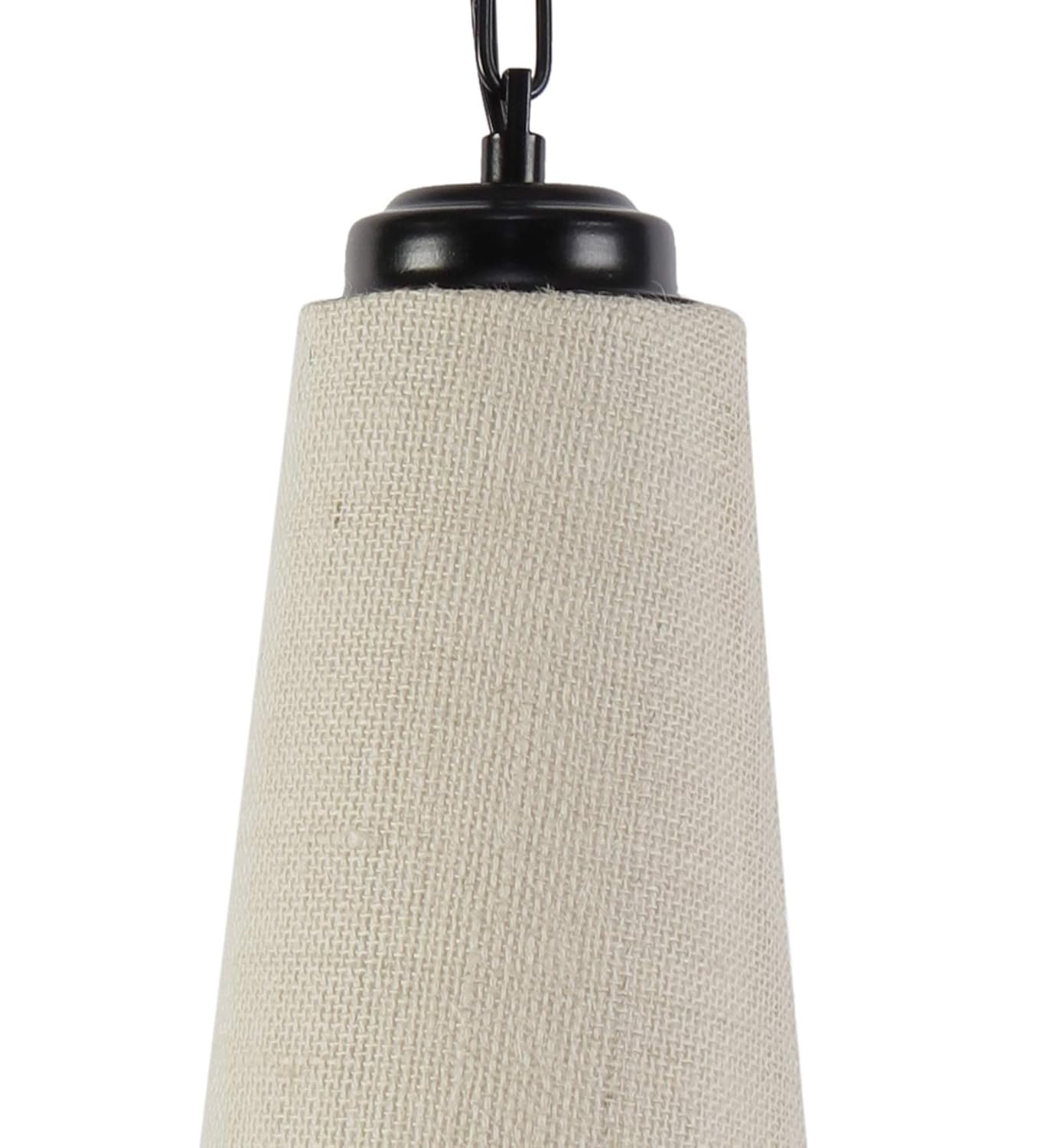 Conical Off White Jute Hanging for Home D�cor (Conical Off White)