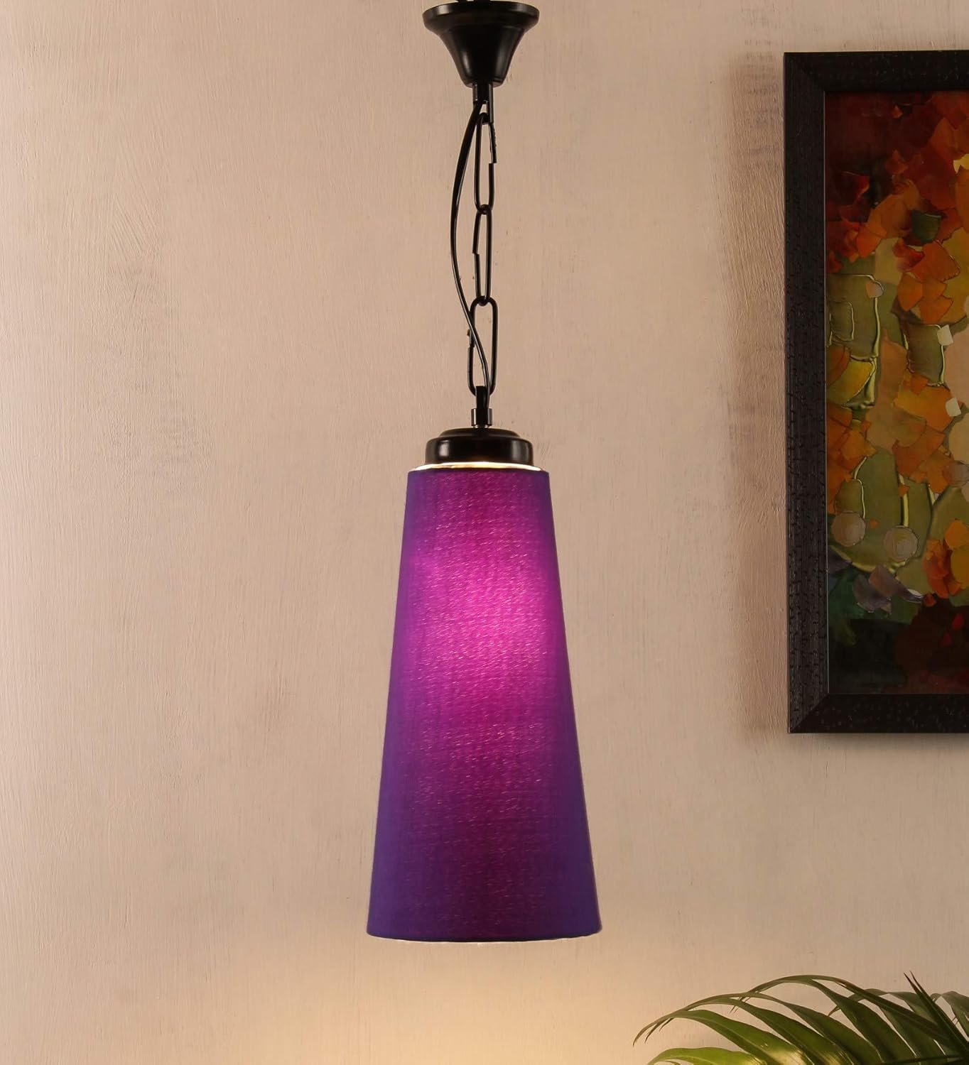 Conical Blue Hanging for Home D�cor (Conical Blue)