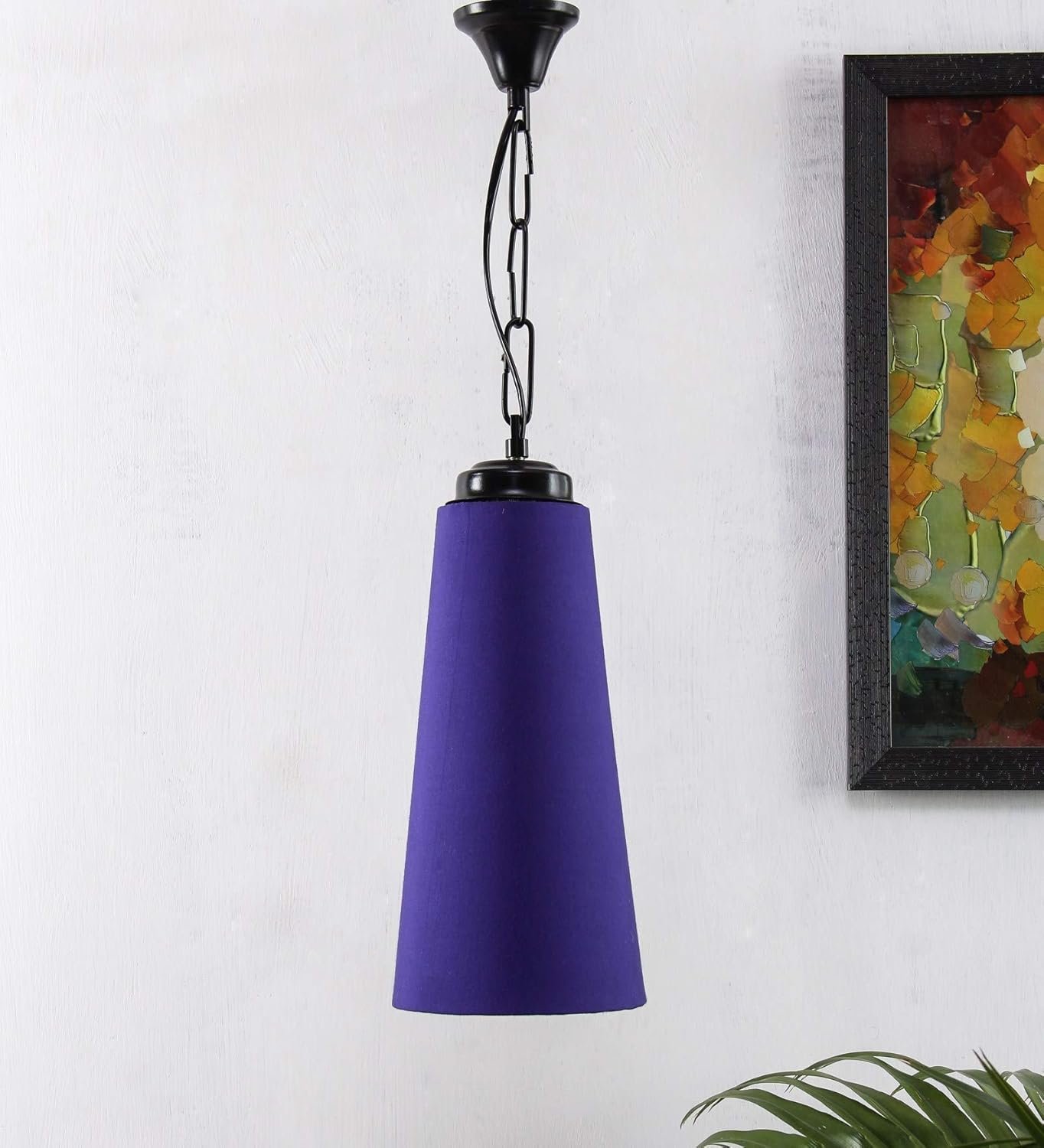 Conical Blue Hanging for Home D�cor (Conical Blue)