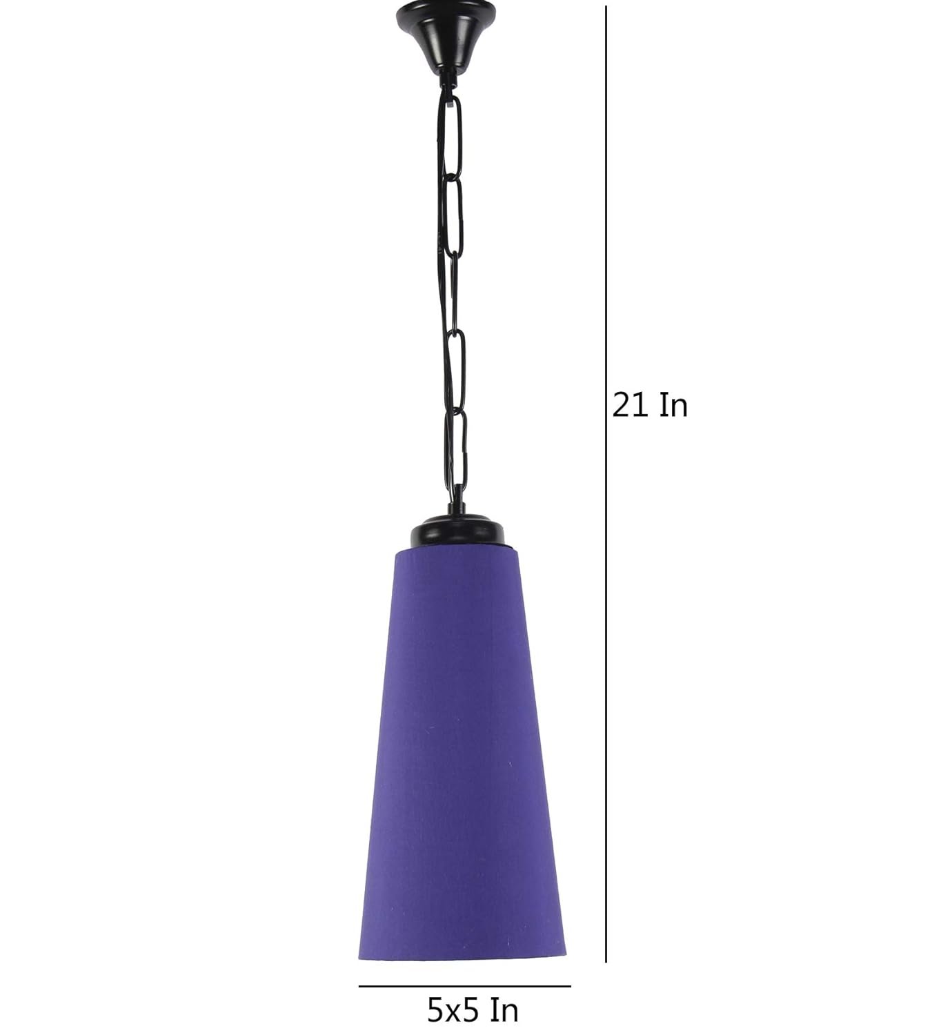 Conical Blue Hanging for Home D�cor (Conical Blue)