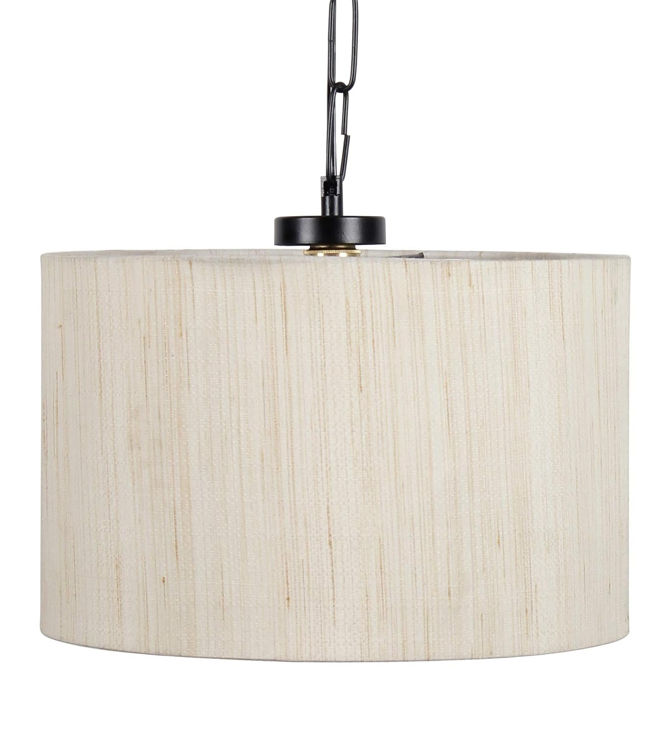 White Jute Hanging Lamp