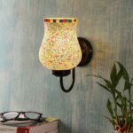 Multicolor Mosaic Wall Mounted Light (Small,Multicolor)
