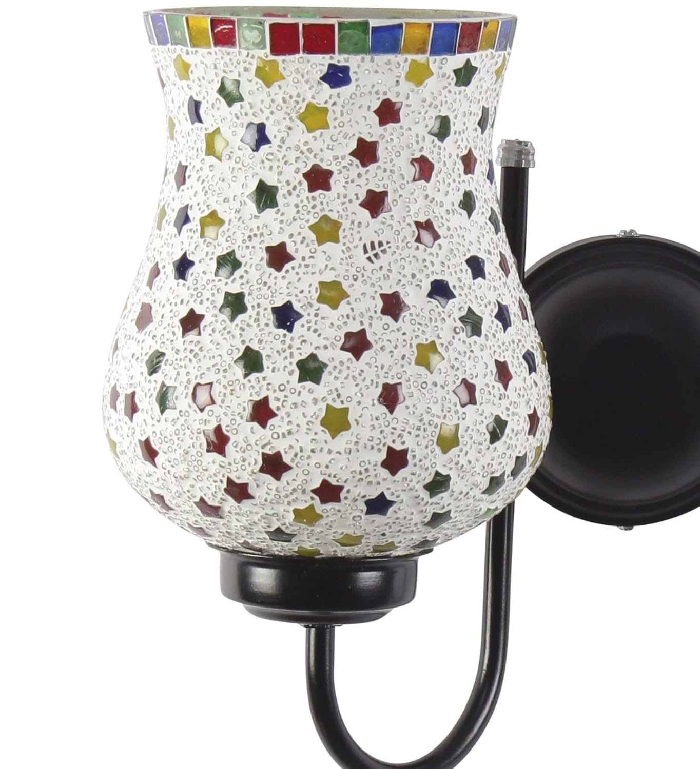 Multicolor Mosaic Double Wall Mounted Lamp (Multicolor,Double)