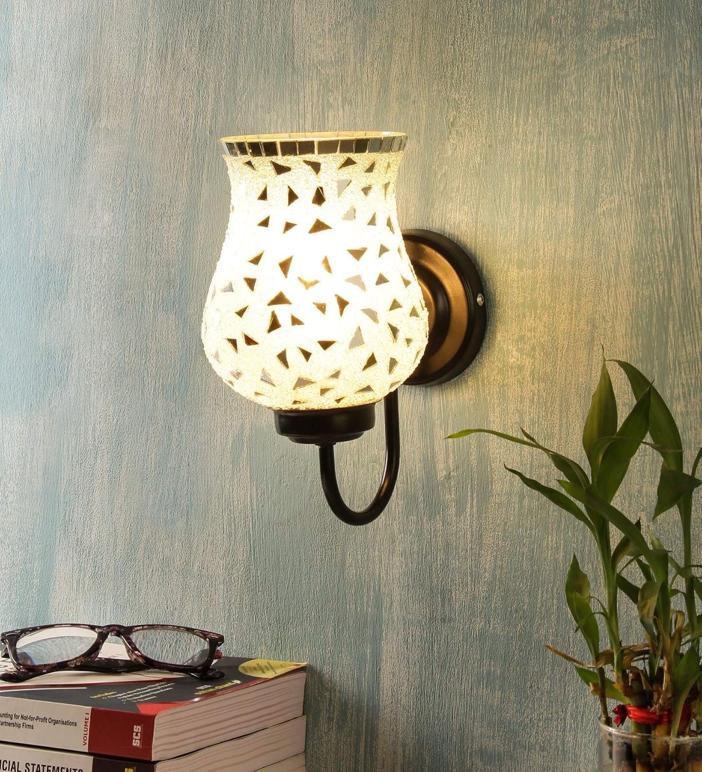 Multicolor Mosaic Wall Mounted Light (Small)