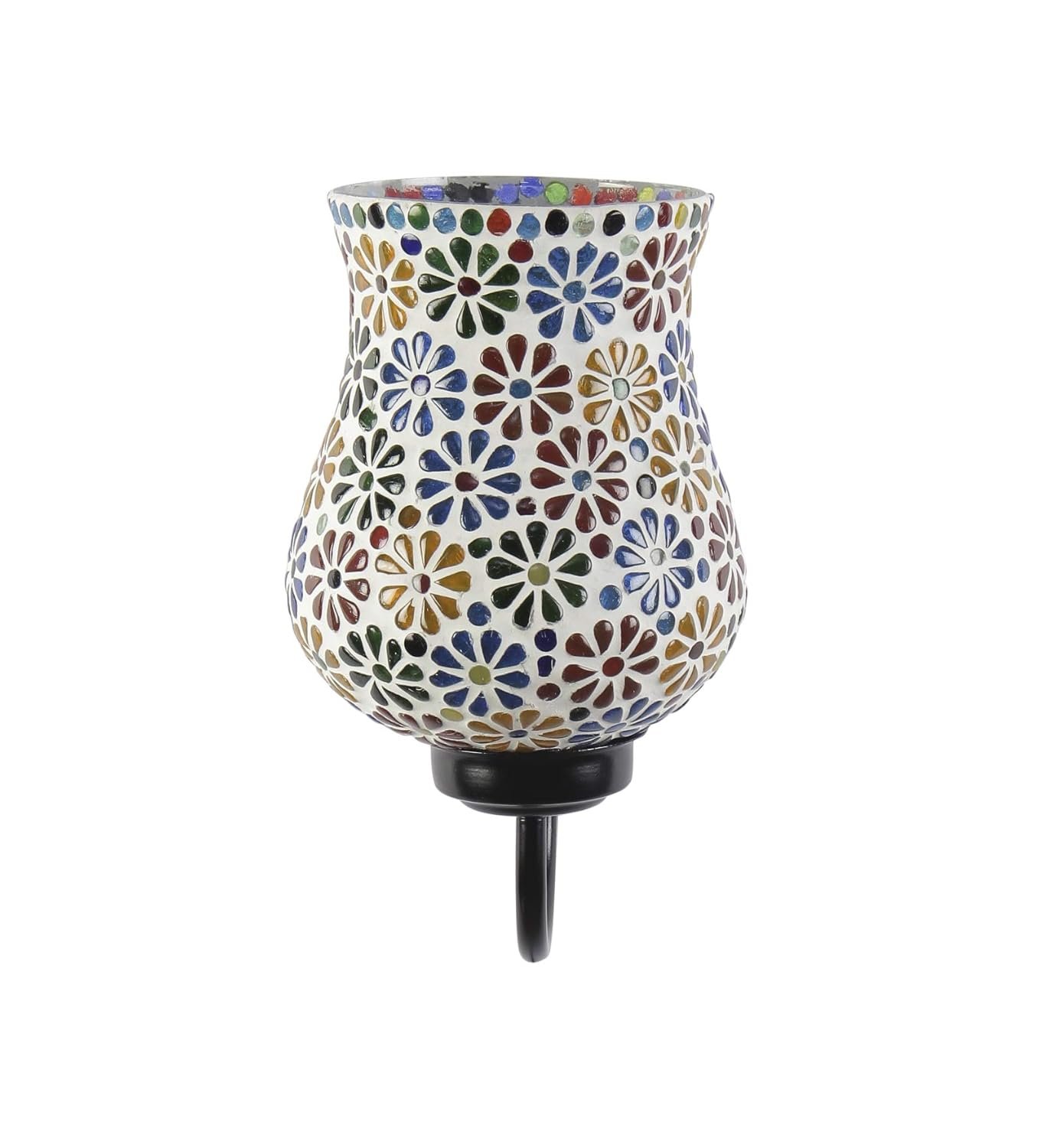 Multicolor Mosaic Wall Mounted Light (Small,Multicolor)