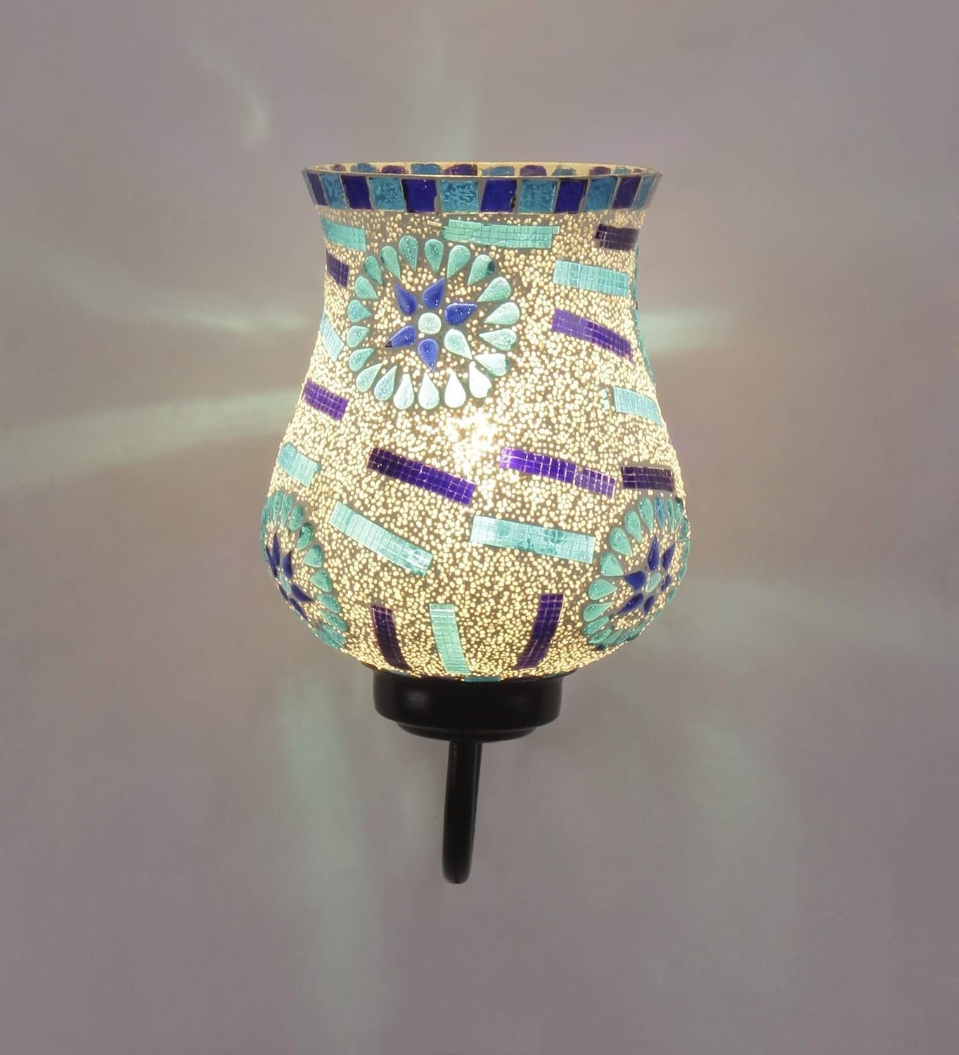 Multicolor Mosaic Wall Mounted Light (Small,Multicolor)