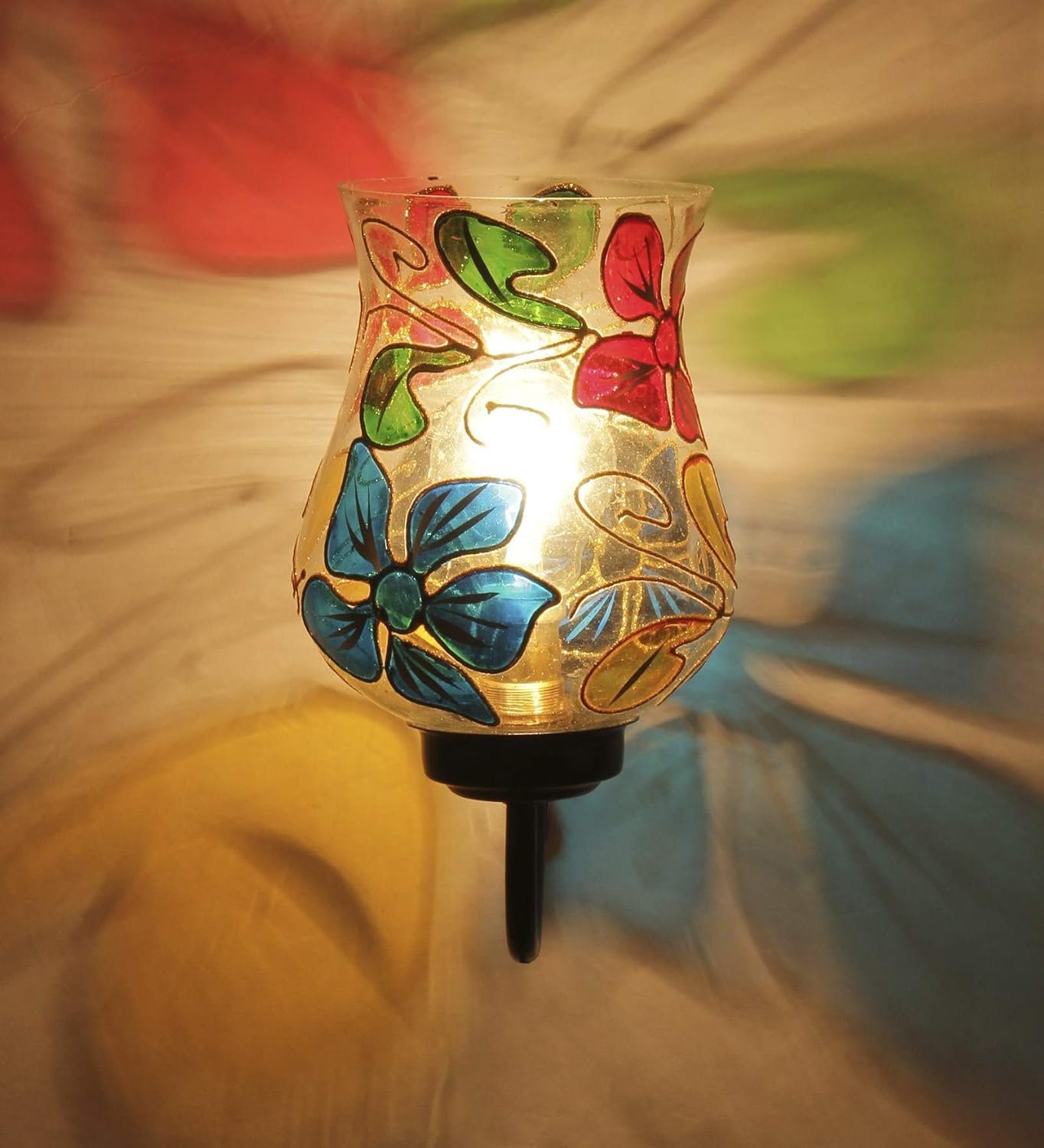 Multicolor Mosaic Wall Mounted Light (Small,Multicolor)