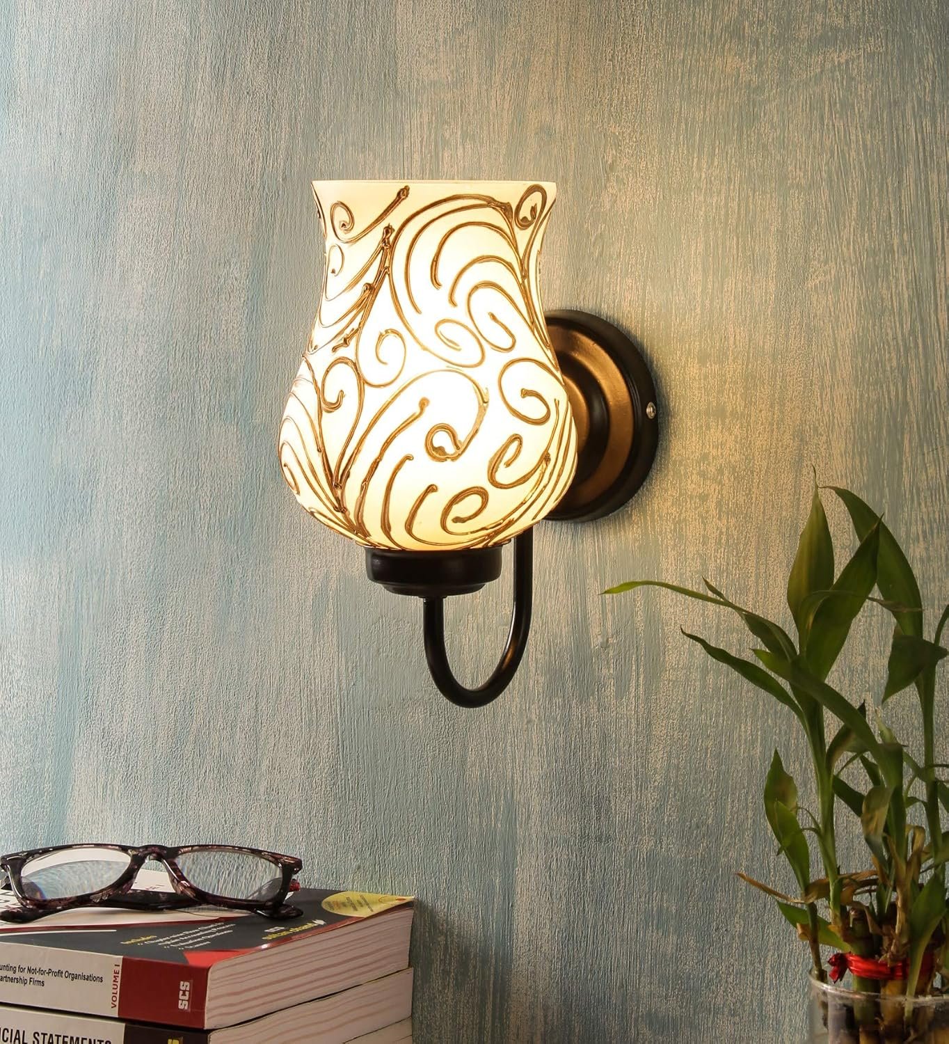 Multicolor Mosaic Wall Mounted Light (Small,Multicolor)