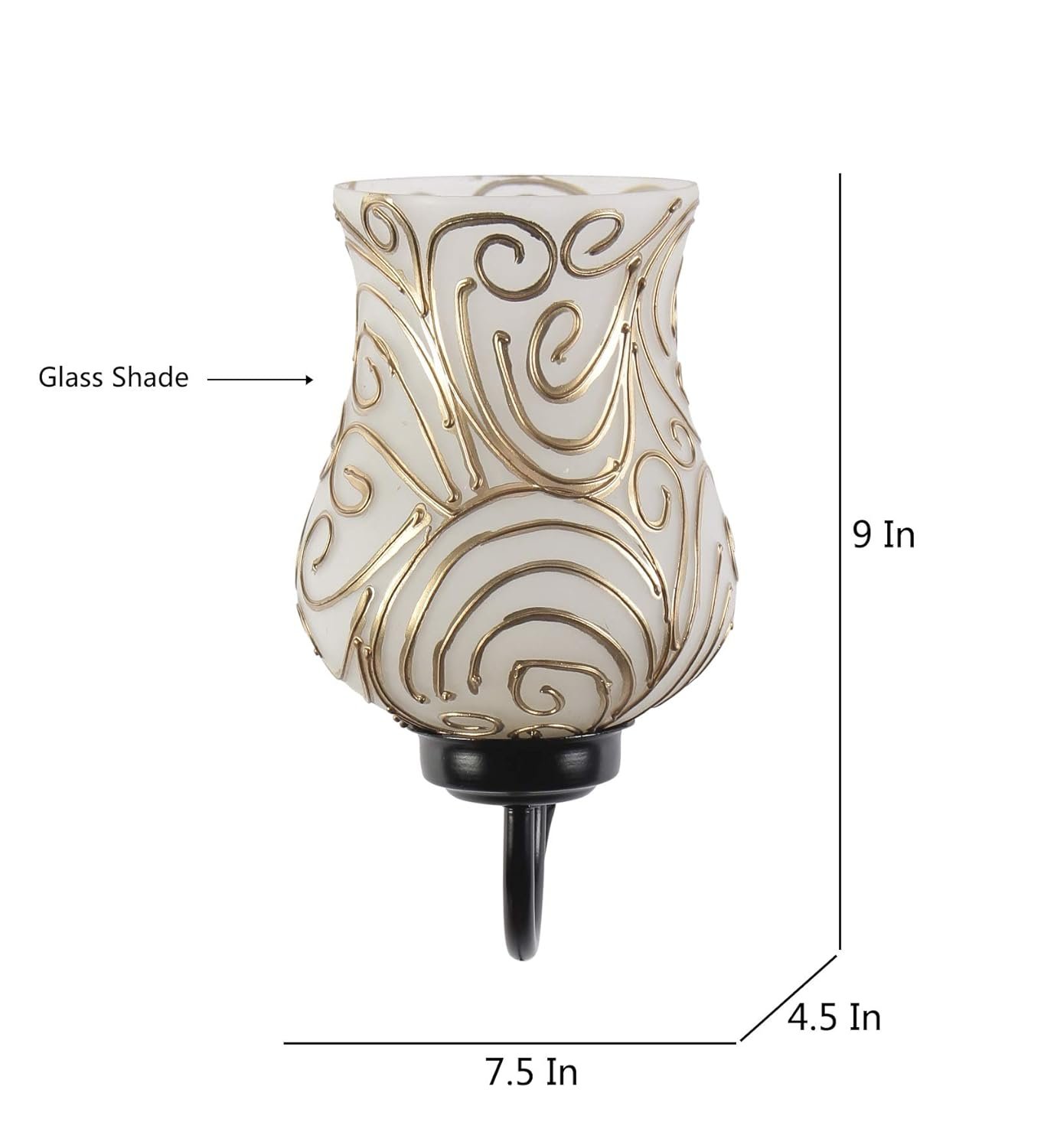 Multicolor Mosaic Wall Mounted Light (Small,Multicolor)