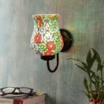 Multicolor Mosaic Wall Mounted Light (Small,Multicolor)
