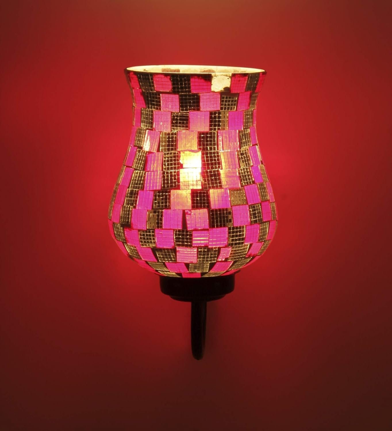 Multicolor Mosaic Wall Mounted Light (Small,Multicolor)