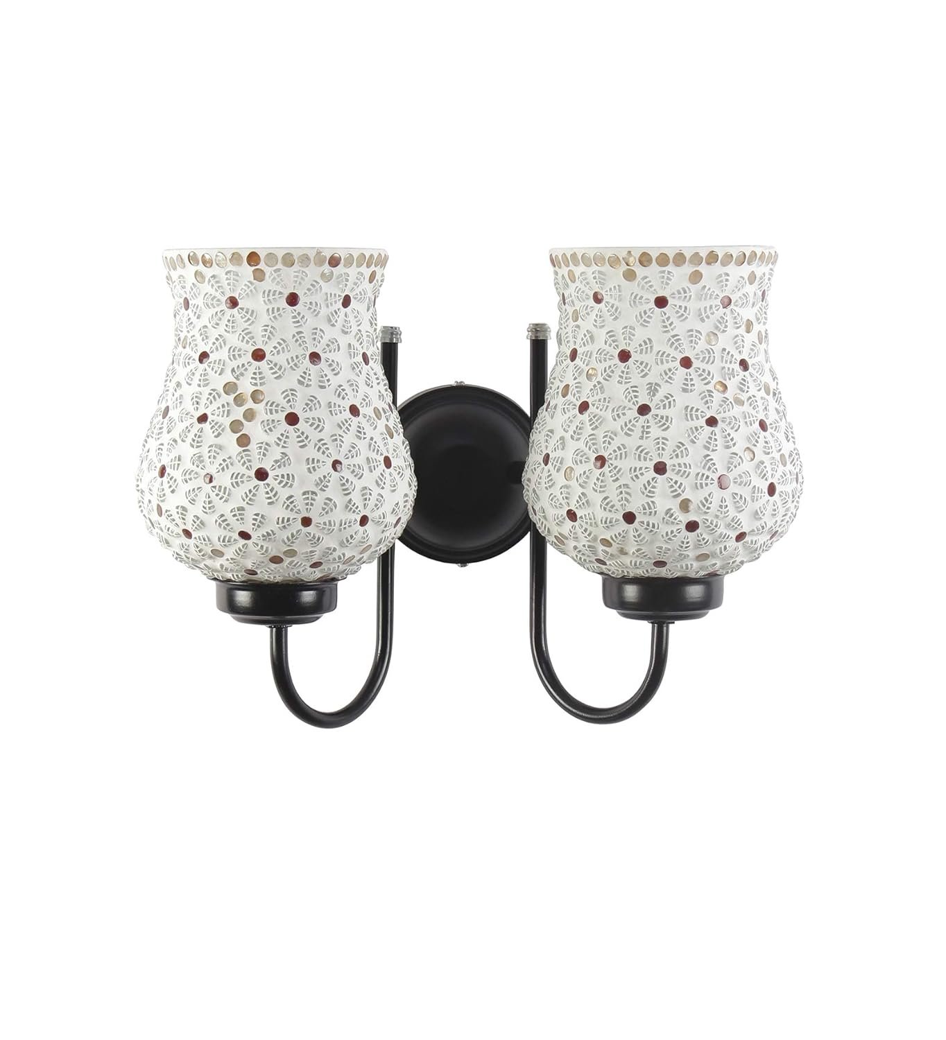 Multicolor Mosaic Double Wall Mounted Lamp (Multicolor,Double)