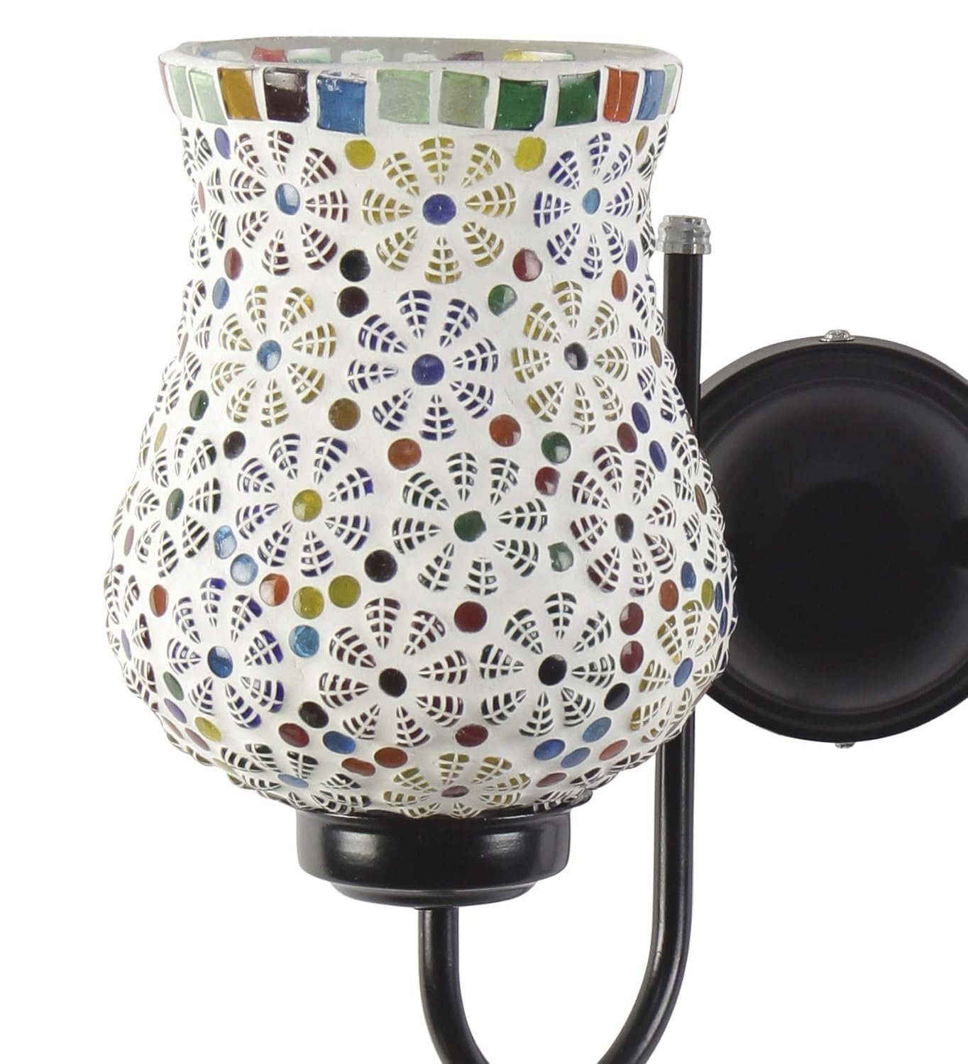 Multicolor Mosaic Double Wall Mounted Lamp (Multicolor,Double)