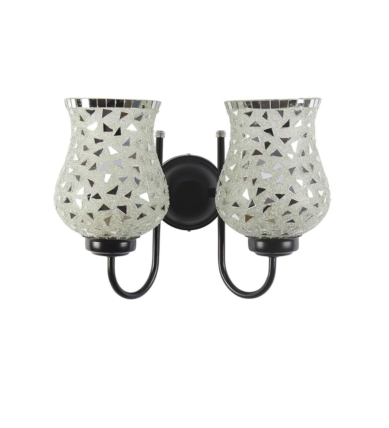 Multicolor Mosaic Double Wall Mounted Lamp (Multicolor,Double)