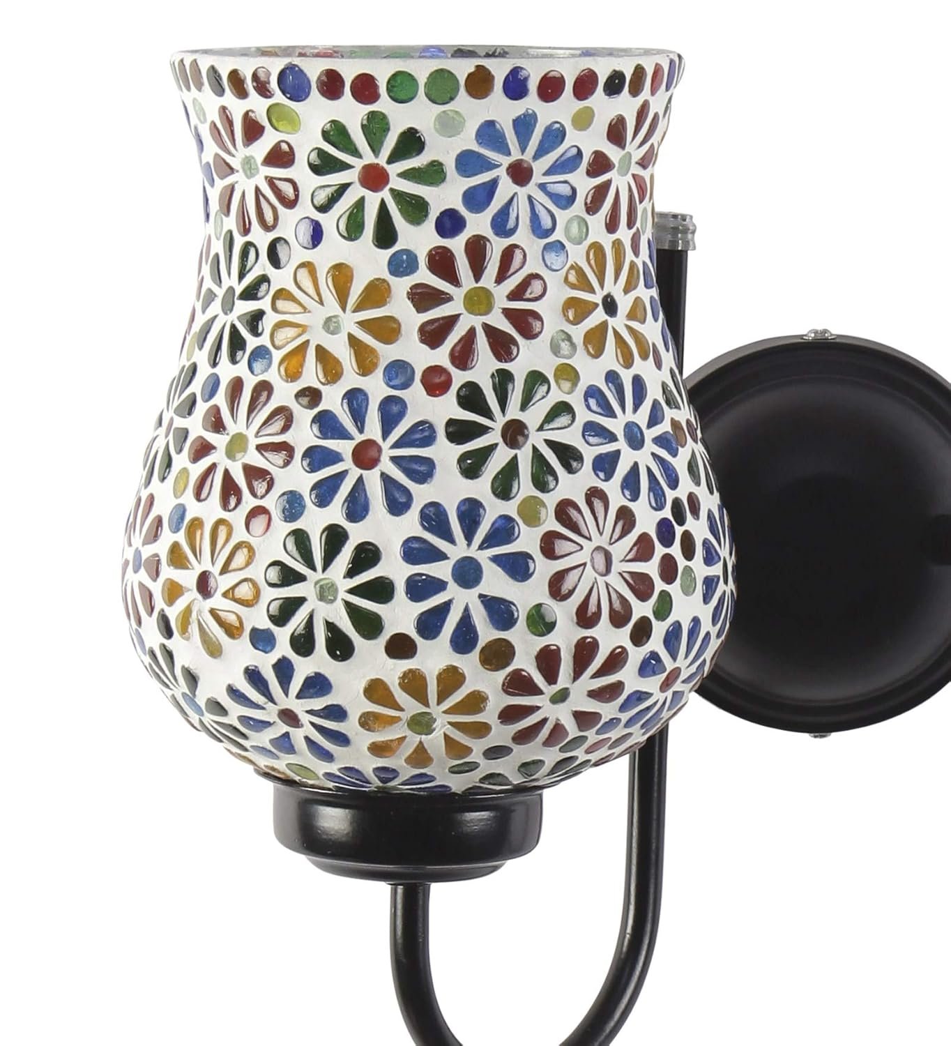 Multicolor Mosaic Double Wall Mounted Lamp (Multicolor,Double)