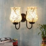 Multicolor Mosaic Double Wall Mounted Lamp (Multicolor,Double)