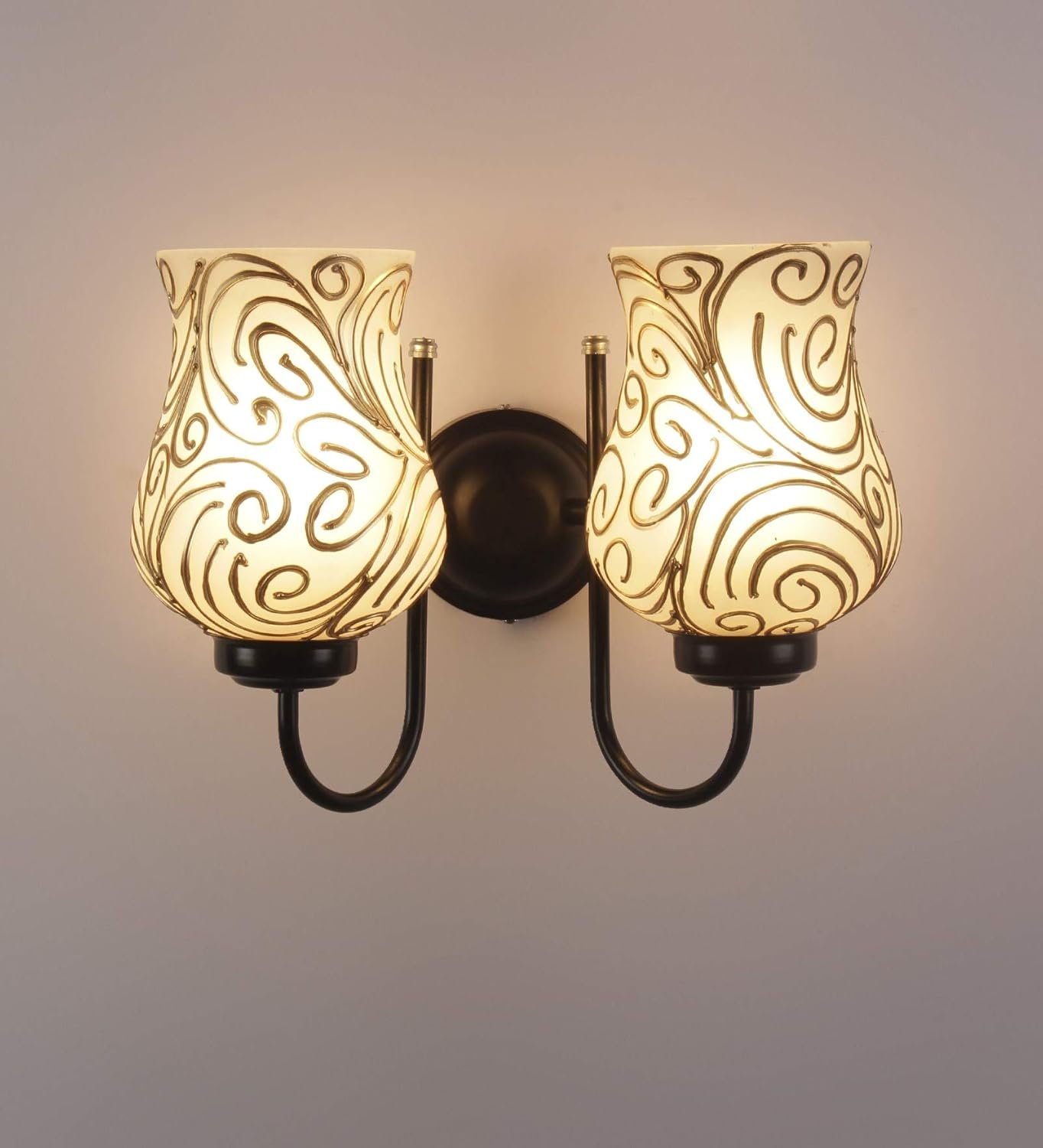 Multicolor Mosaic Double Wall Mounted Lamp (Multicolor,Double)