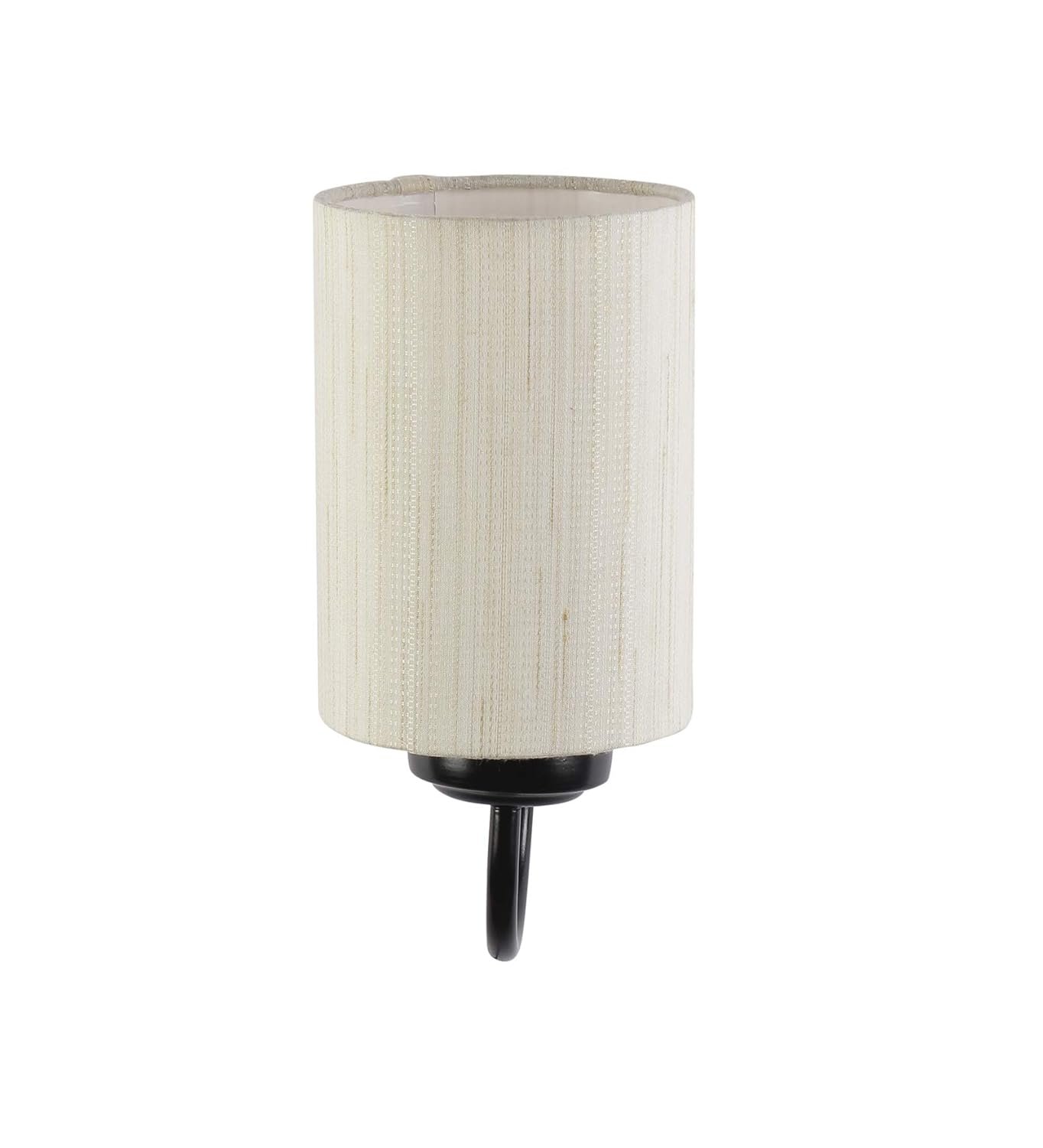 Off White Cotton Wall Mounted Lamp