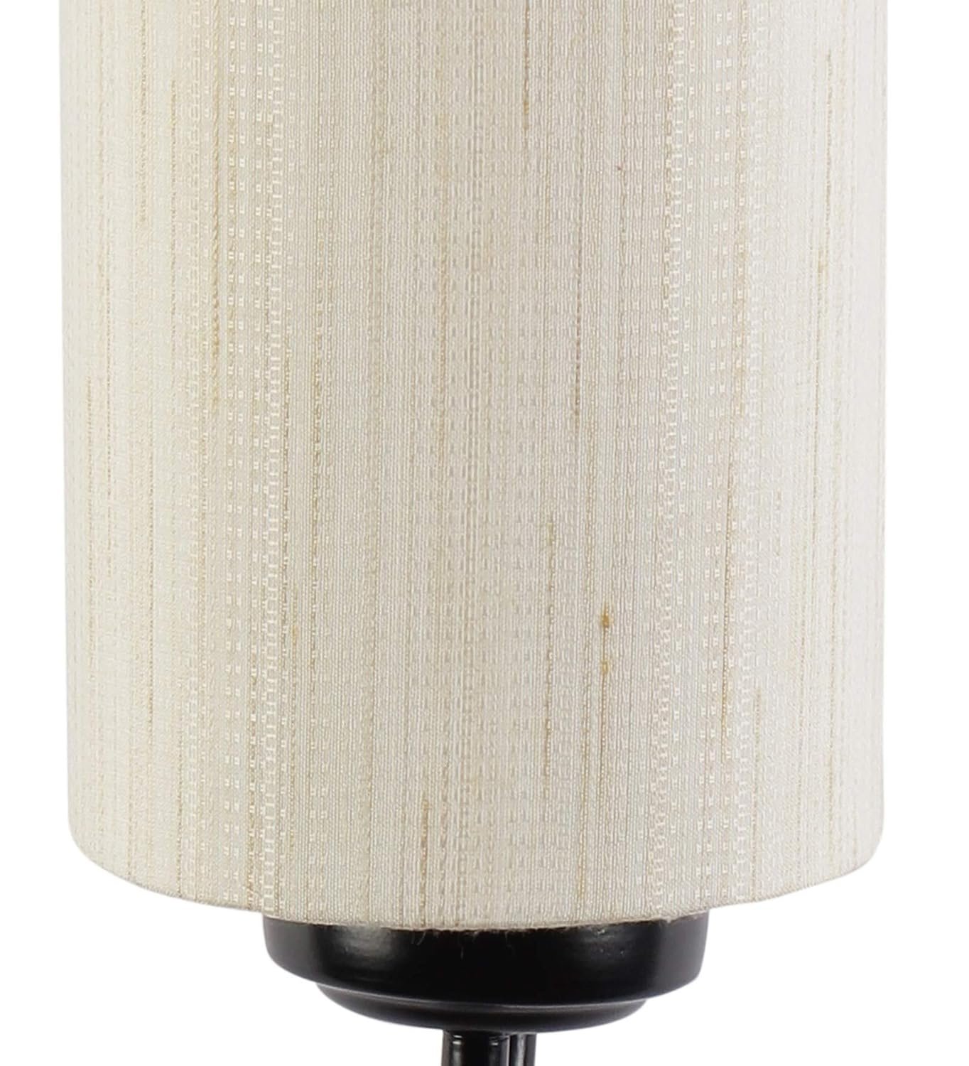 Off White Cotton Wall Mounted Lamp