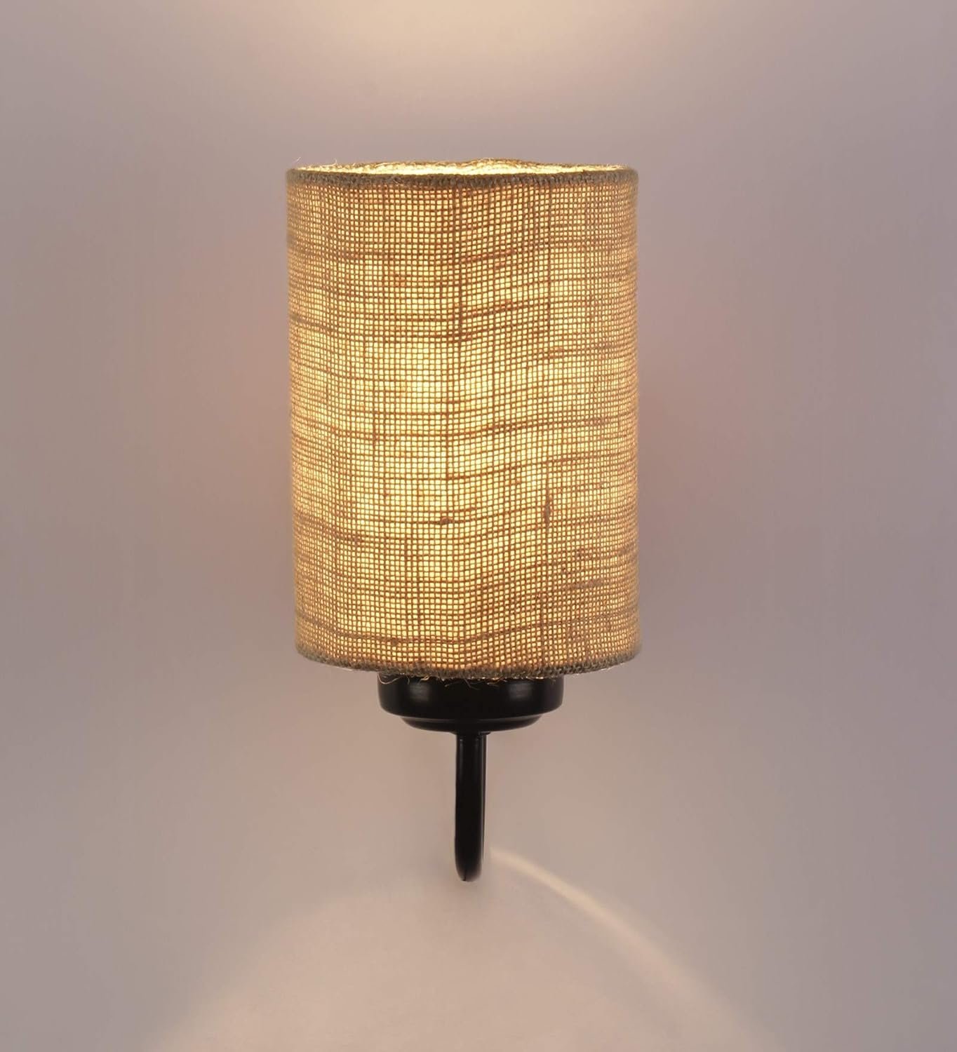 Beige Jute Wall Mounted Lamp