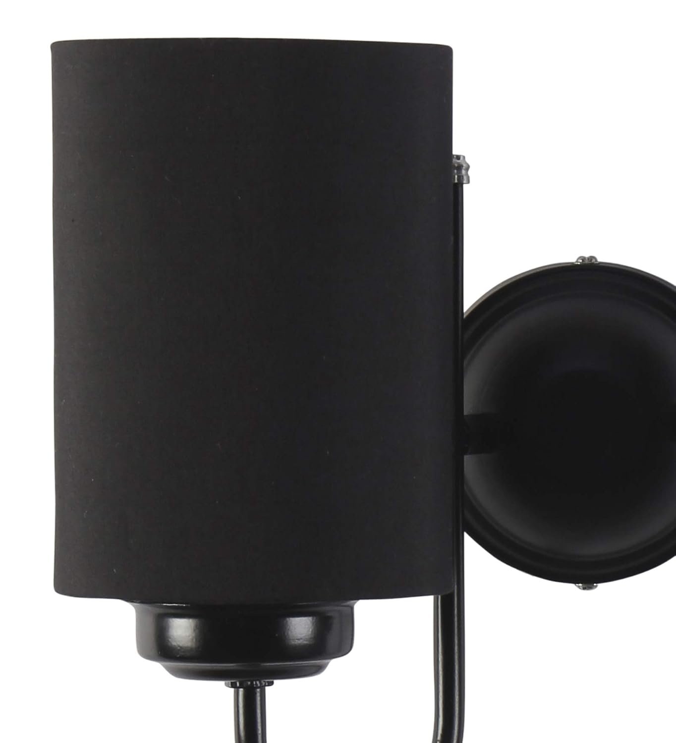 Black Cotton Double Wall Mounted Lamp
