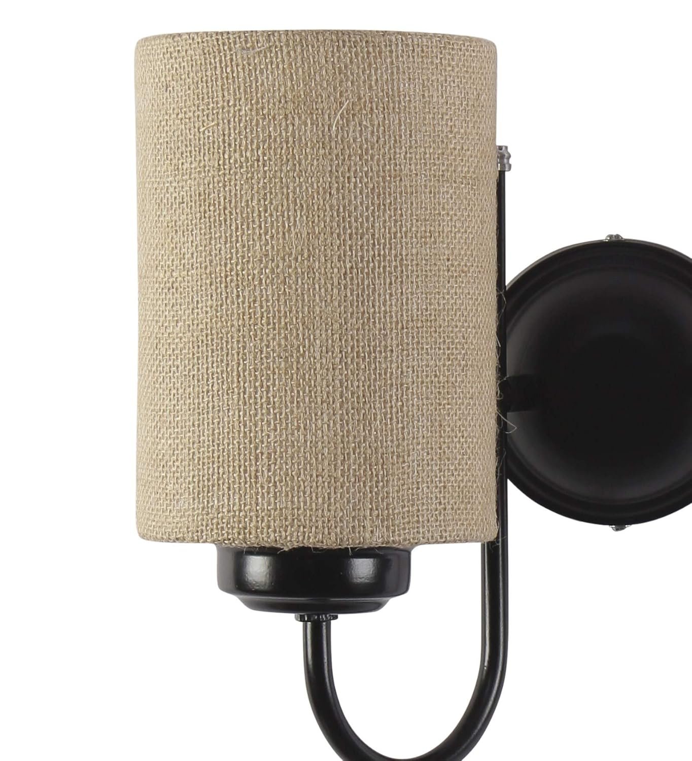 Beige Jute Double Wall Mounted Lamp