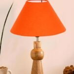 Multicolor Table Lamp | Artistic Mosaic Glass with Sturdy Wood Base | Decorative Ambient Light for Home D�cor | Perfect Blend of Modern & Traditional Style – Model QW26