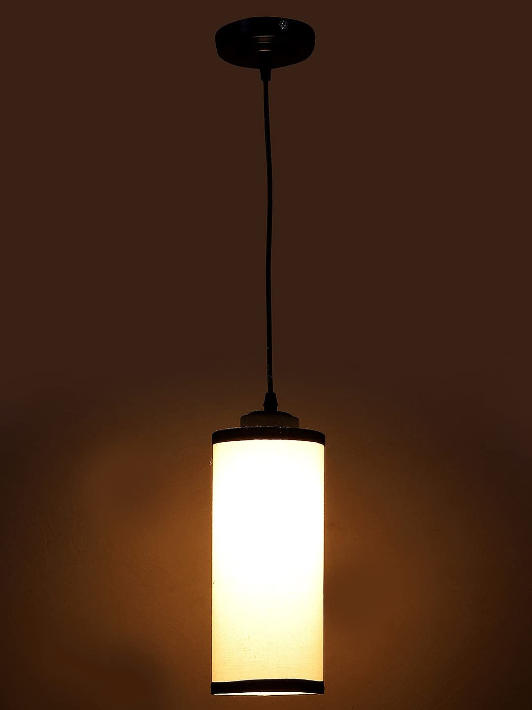 Multicolor Cotton Cylindrical Hanging Lamp (SH07)