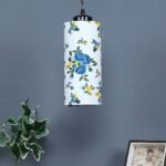 Multicolor Cotton Cylindrical Hanging Lamp (SH13)