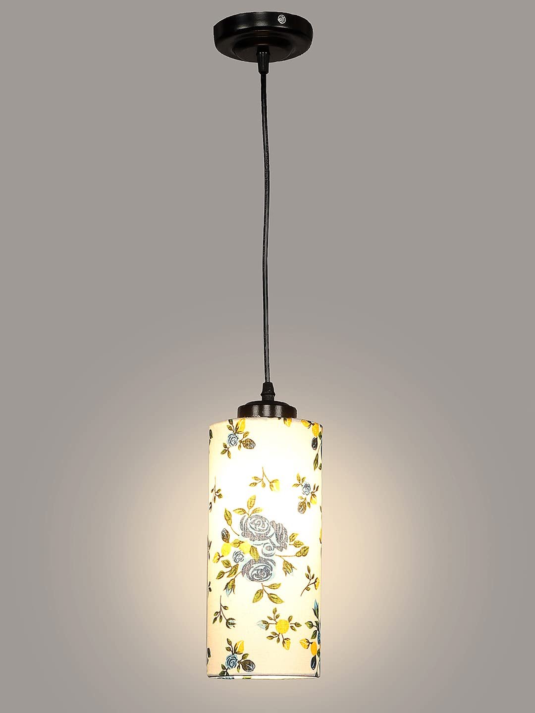 Multicolor Cotton Cylindrical Hanging Lamp (SH13)