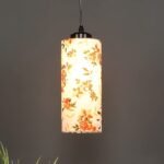 Multicolor Cotton Cylindrical Hanging Lamp (SH14)
