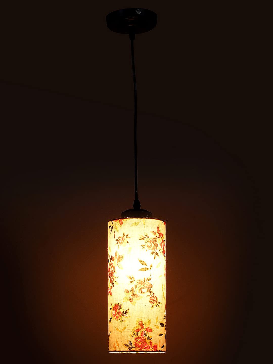 Multicolor Cotton Cylindrical Hanging Lamp (SH14)