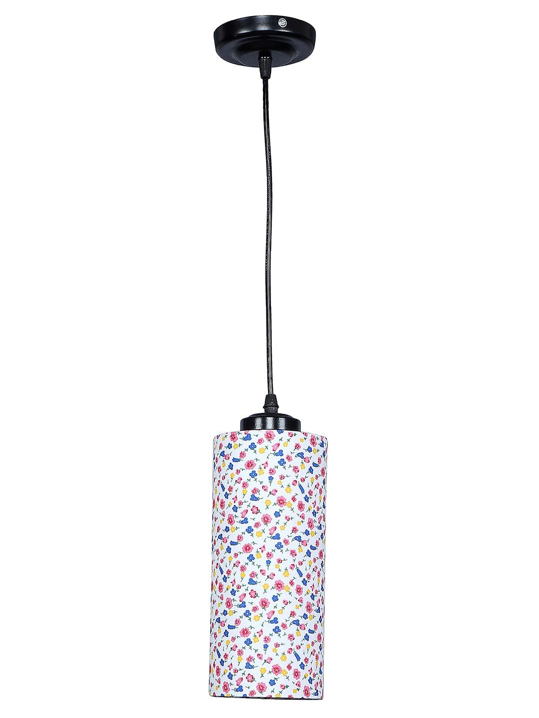Multicolor Cotton Cylindrical Hanging Lamp (SH15)